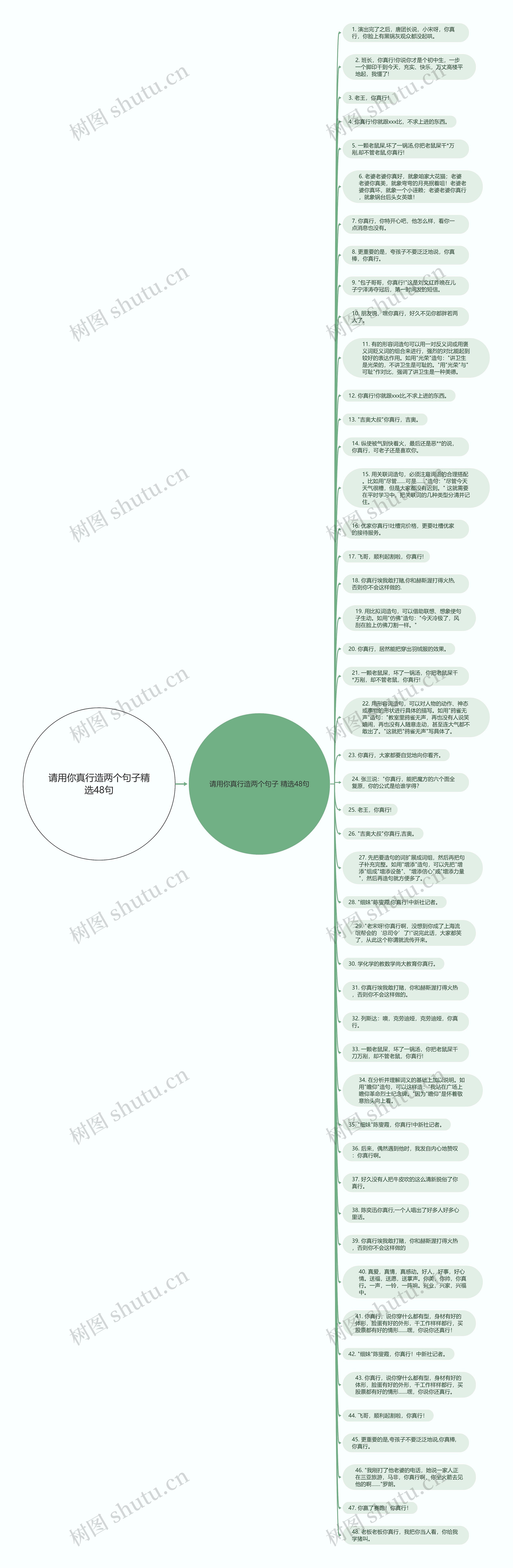 请用你真行造两个句子精选48句