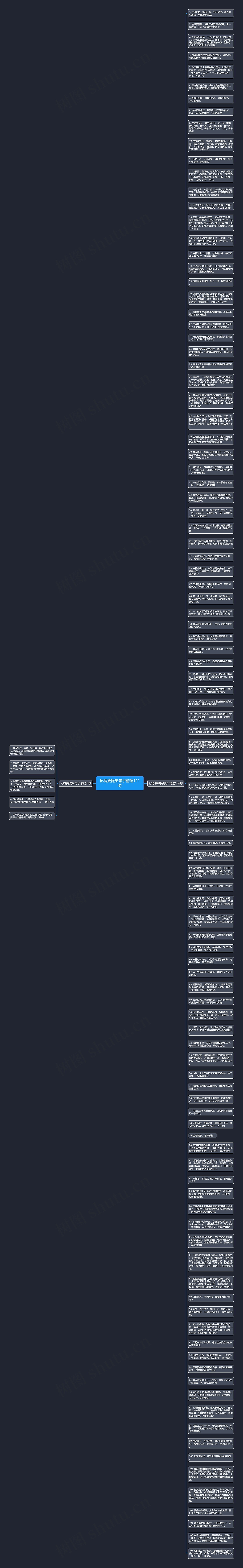 记得要微笑句子精选111句思维导图