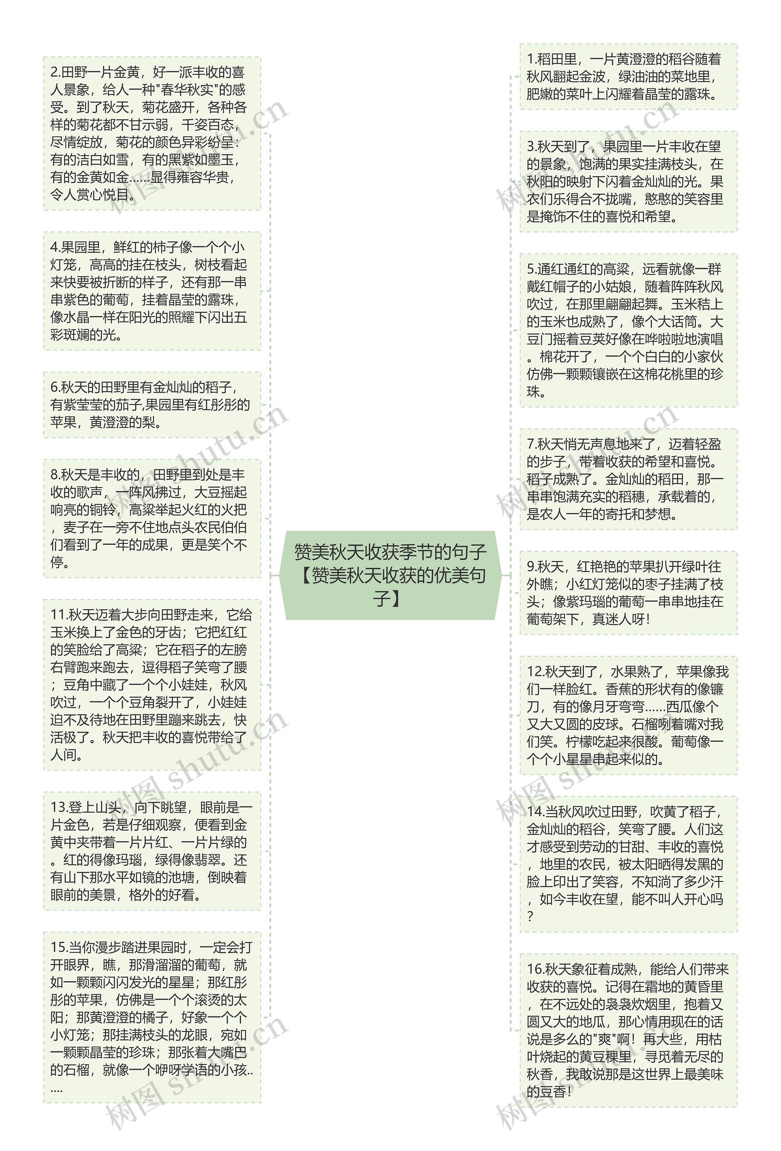 赞美秋天收获季节的句子【赞美秋天收获的优美句子】