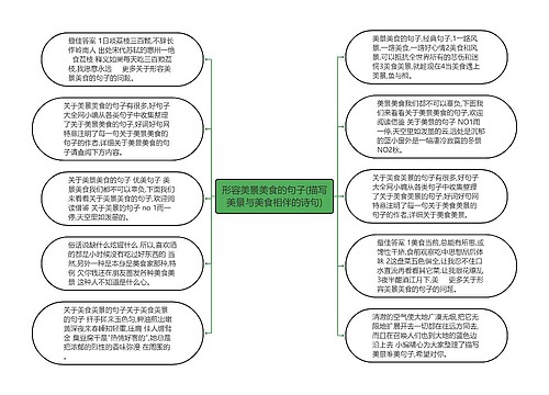 形容美景美食的句子(描写美景与美食相伴的诗句)