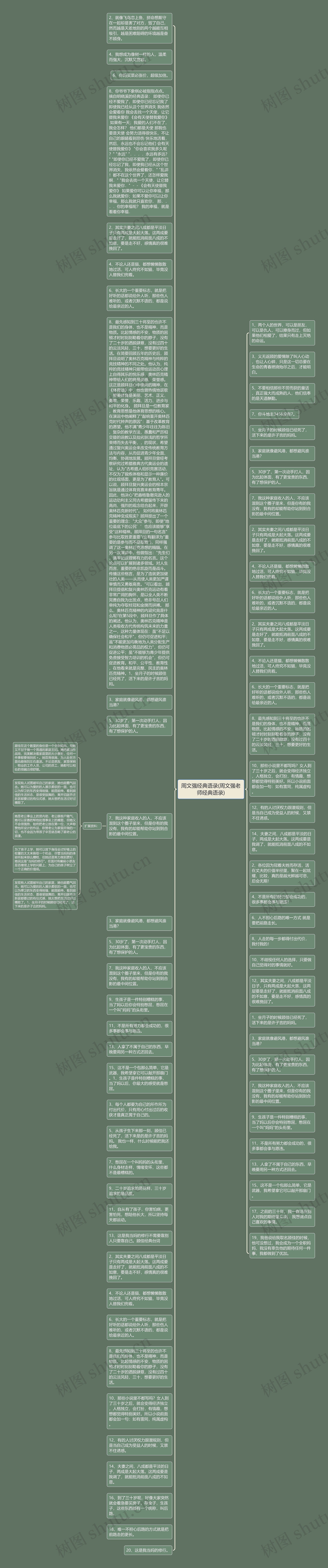 周文强经典语录(周文强老师经典语录)思维导图