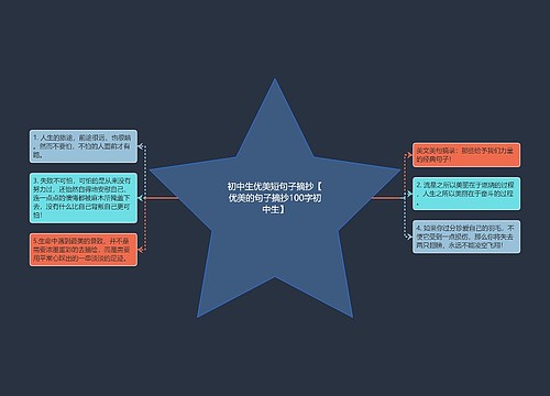 初中生优美短句子摘抄【优美的句子摘抄100字初中生】