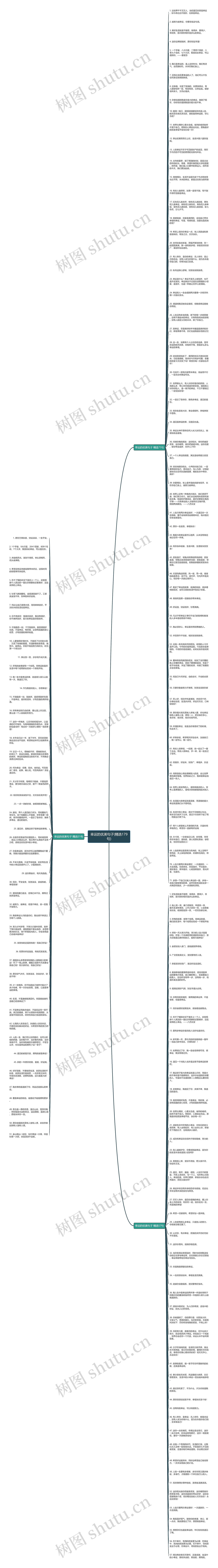 幸运的优美句子(精选179句)思维导图