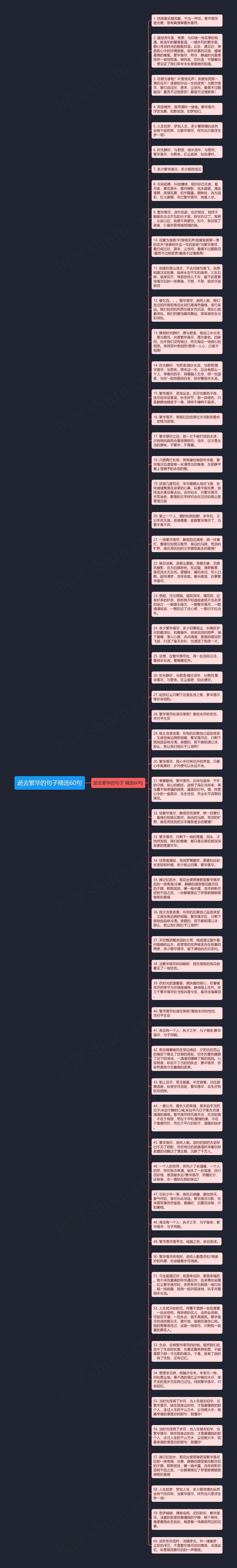 逝去繁华的句子精选60句