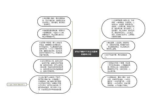 好句子摘抄15字左右简单的简单介绍