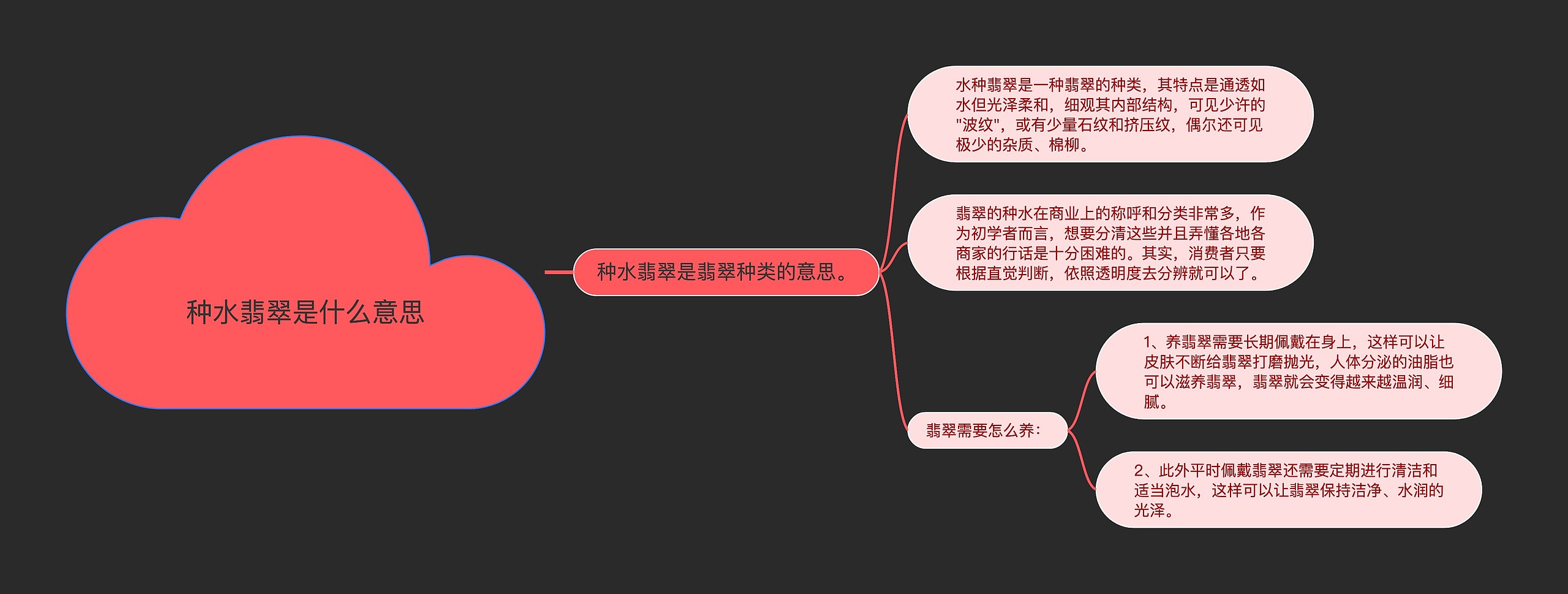 种水翡翠是什么意思思维导图