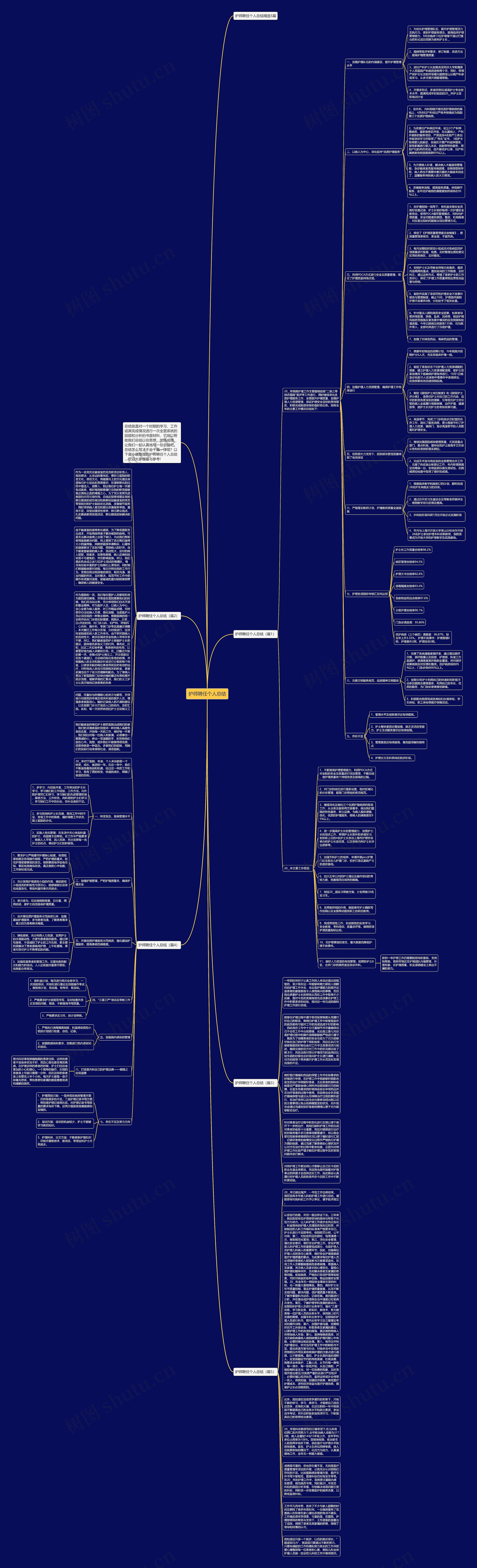 护师聘任个人总结思维导图