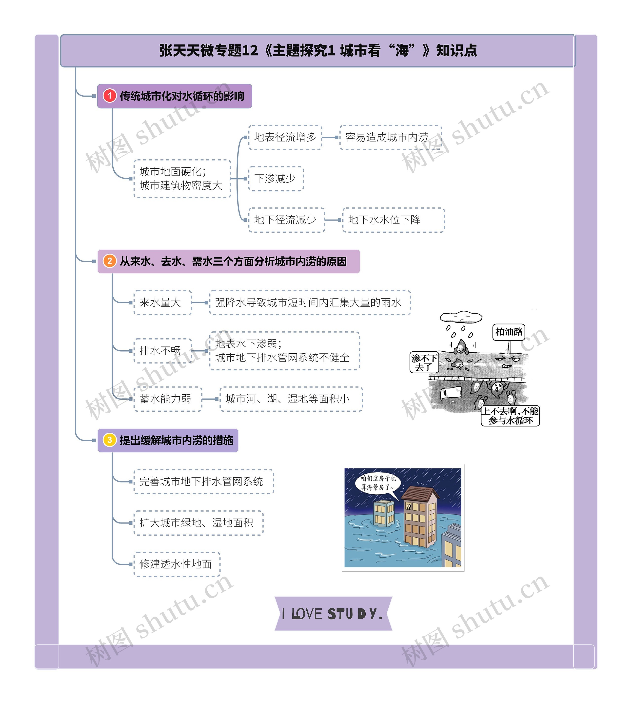 张天天微专题12《主题探究1 城市看“海”》知识点