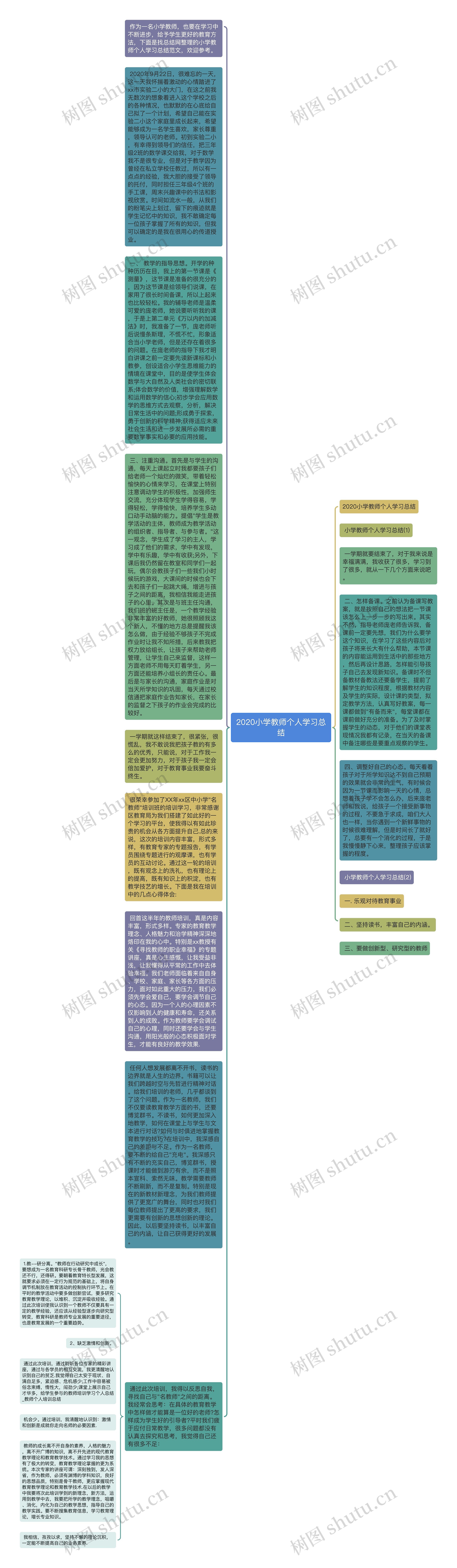 2020小学教师个人学习总结