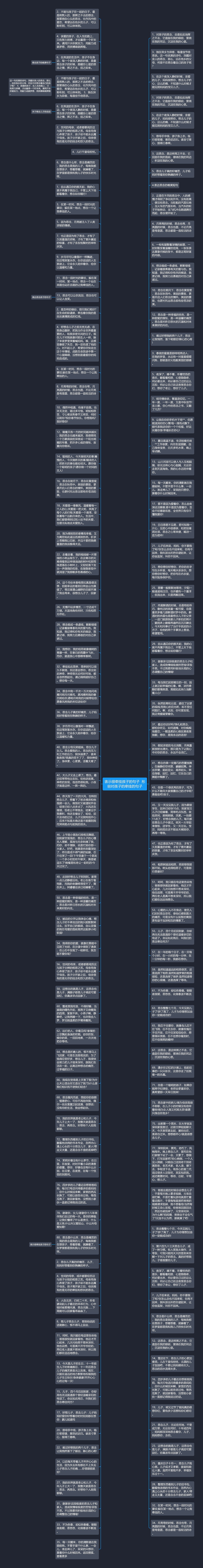 表示很牵挂孩子的句子  形容对孩子的牵挂的句子思维导图