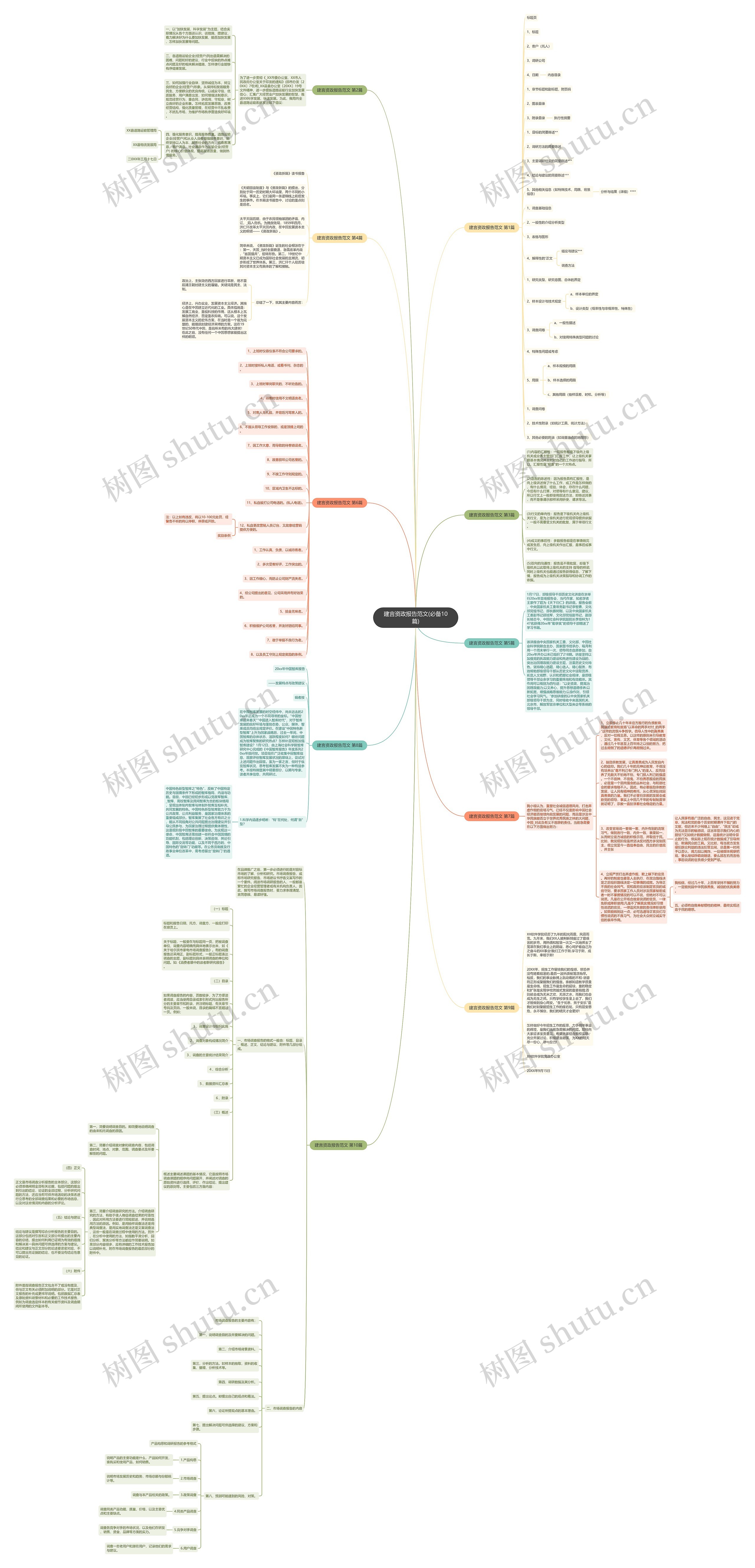 建言资政报告范文(必备10篇)思维导图
