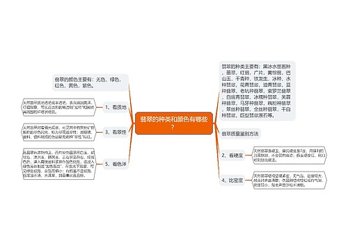 翡翠的种类和颜色有哪些？