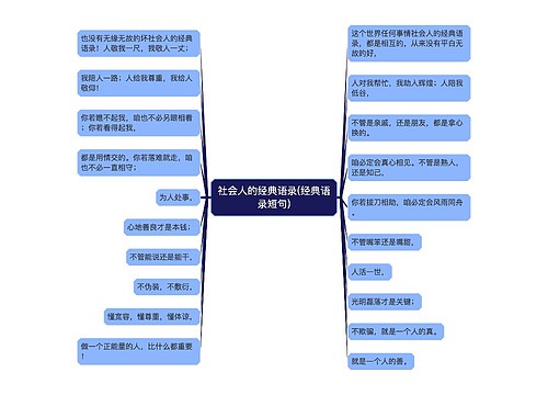 社会人的经典语录(经典语录短句)