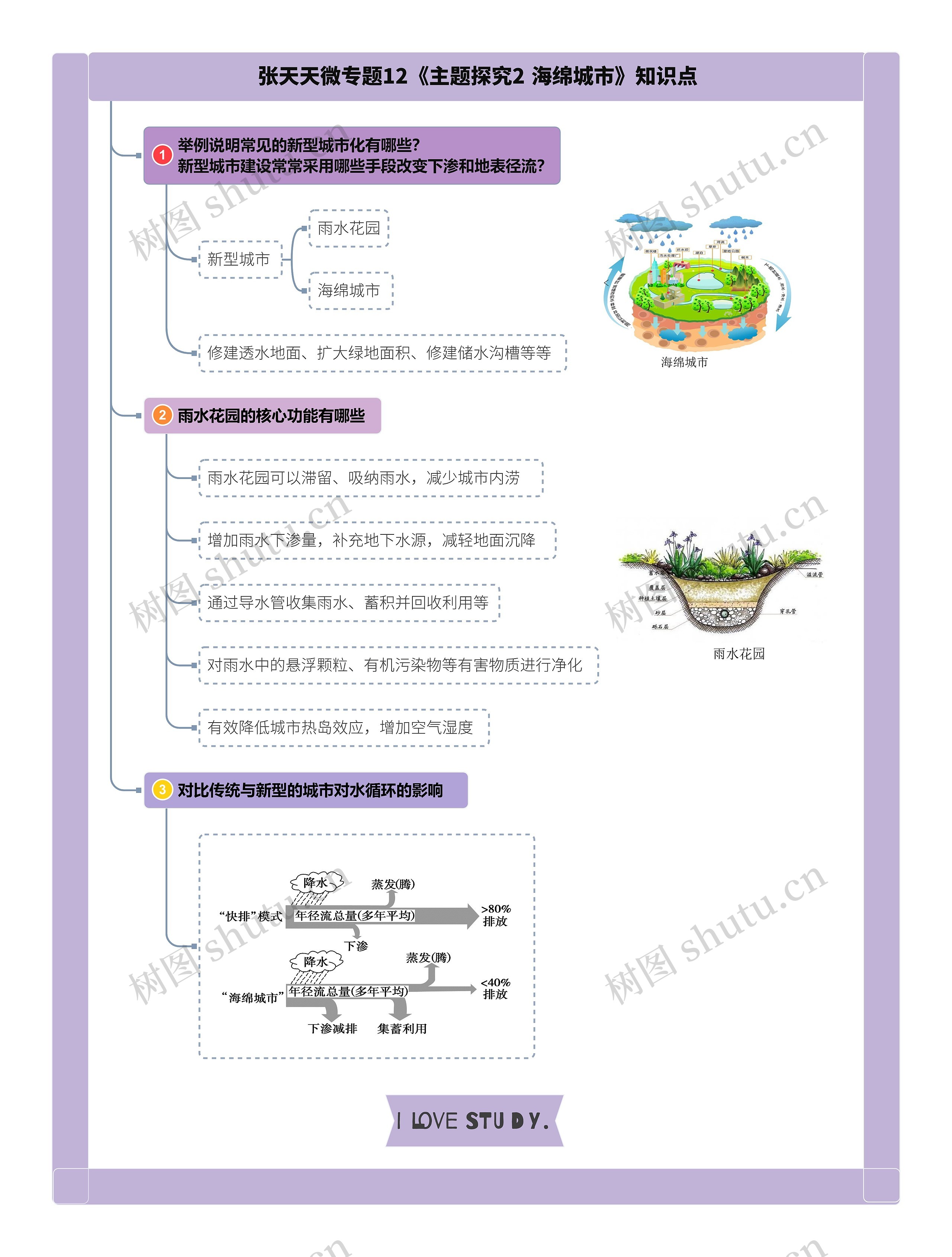 张天天微专题12《主题探究2 海绵城市》知识点