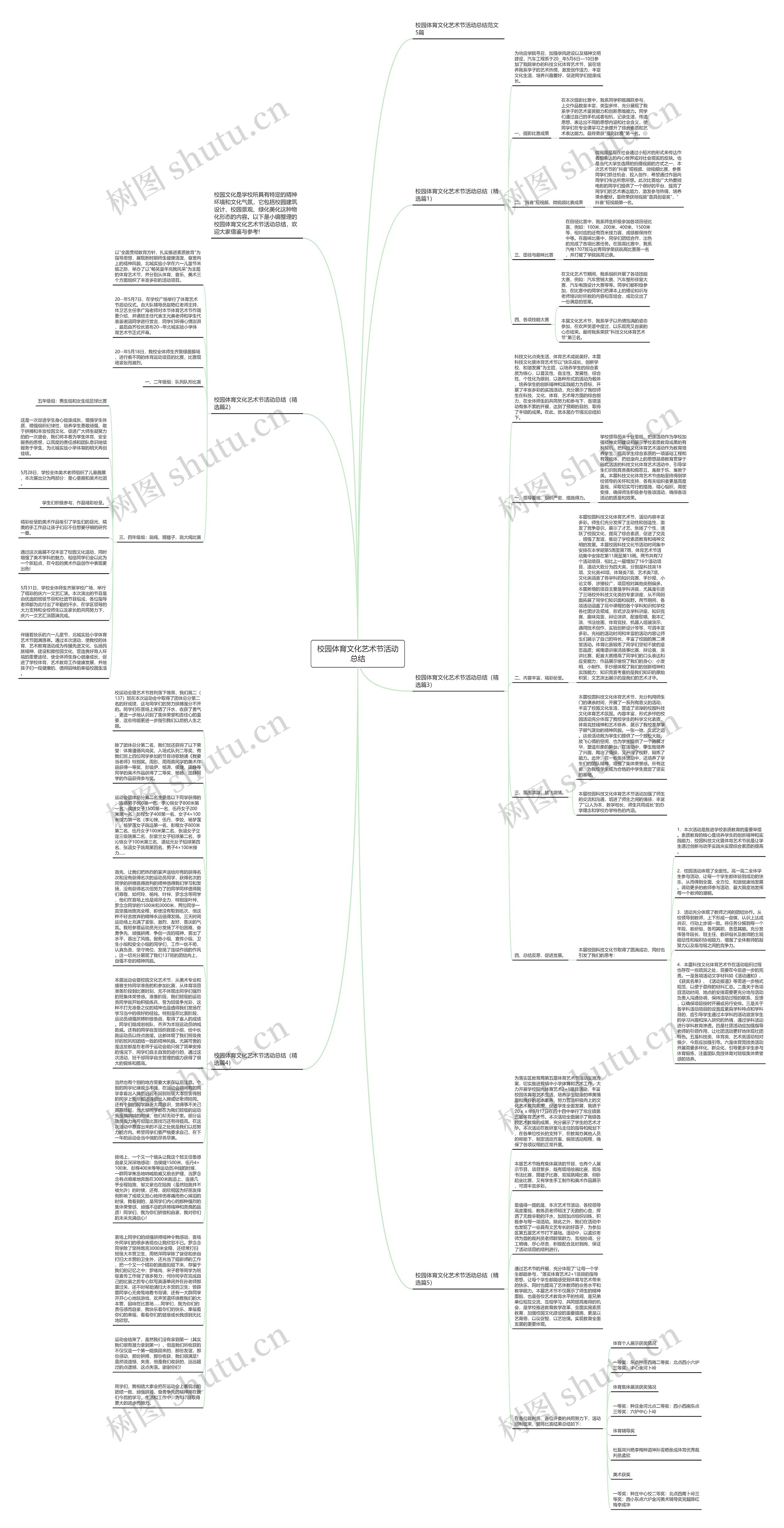 校园体育文化艺术节活动总结