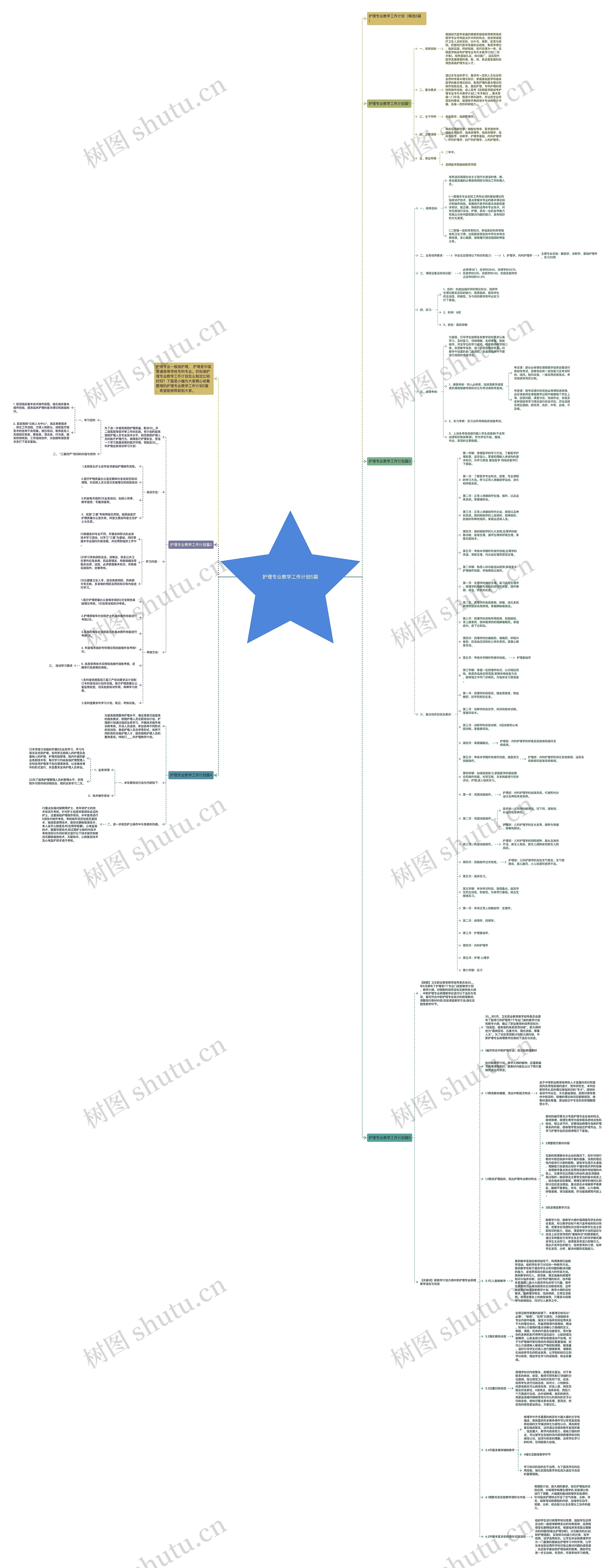 护理专业教学工作计划5篇