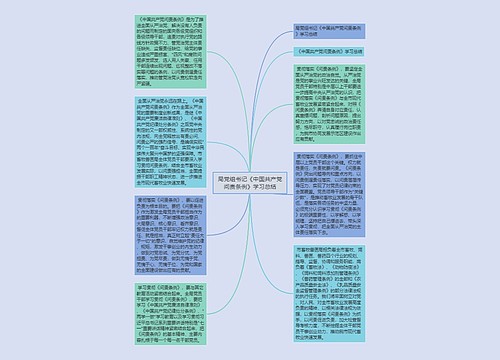 局党组书记《中国共产党问责条例》学习总结