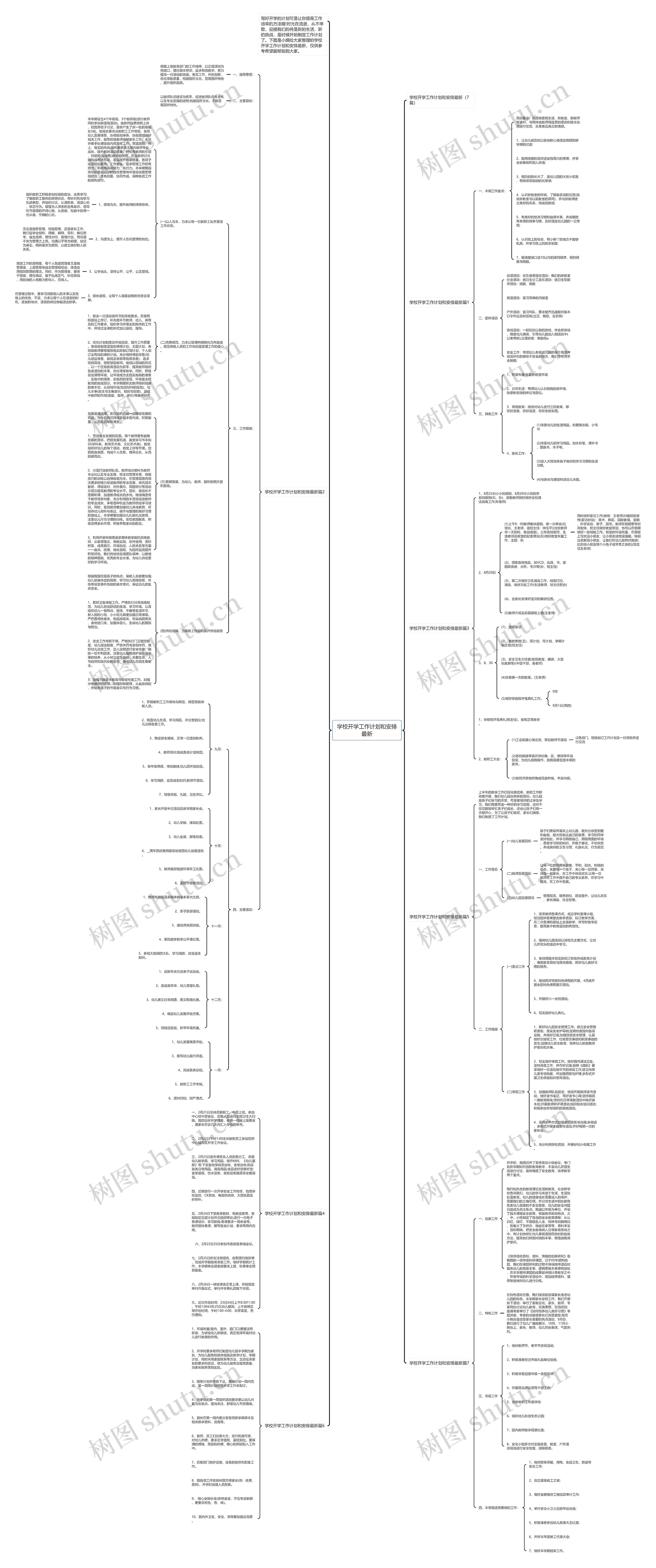 学校开学工作计划和安排最新