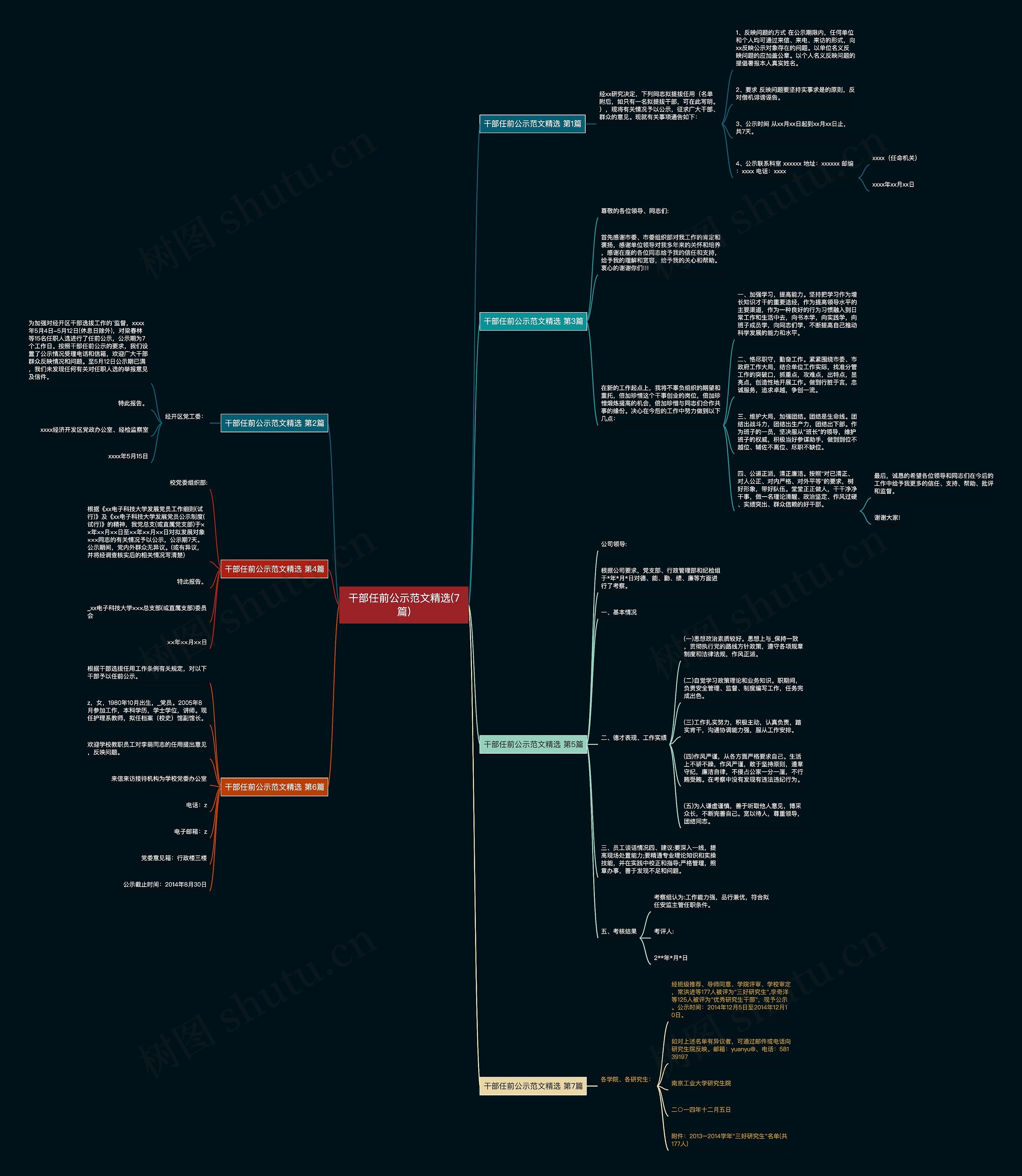 干部任前公示范文精选(7篇) 干部任前公示范文精选(7篇)