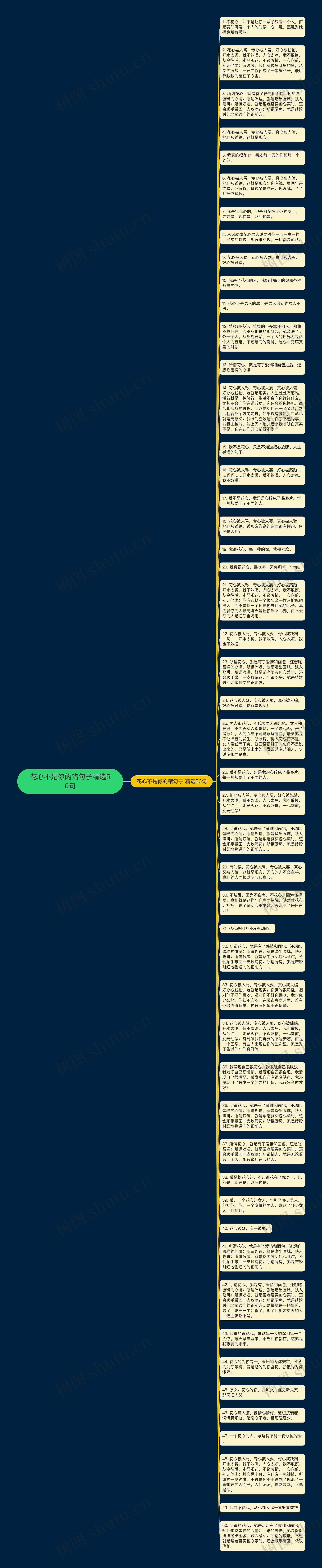 花心不是你的错句子精选50句