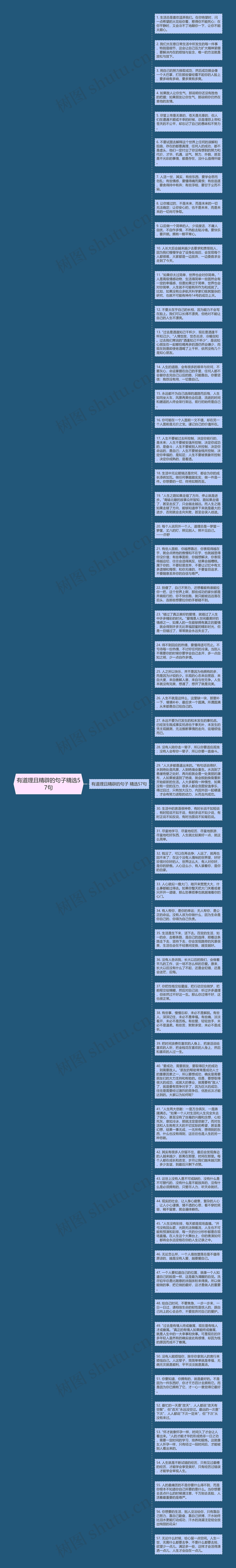 有道理且精辟的句子精选57句思维导图