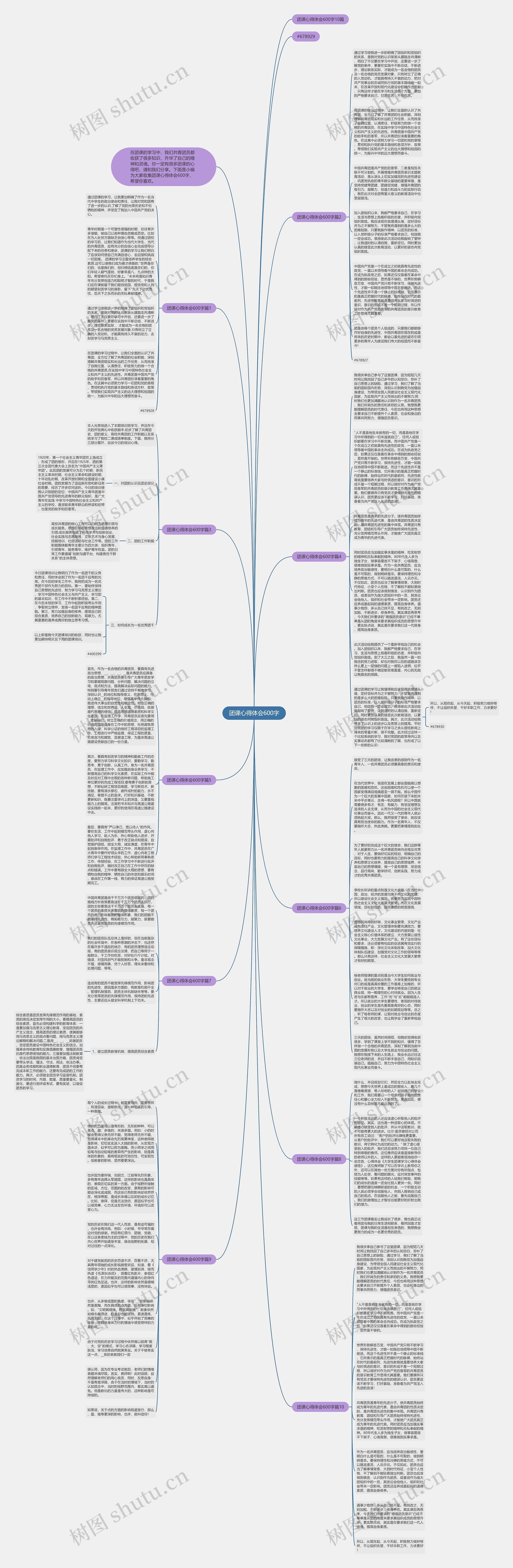 团课心得体会600字思维导图
