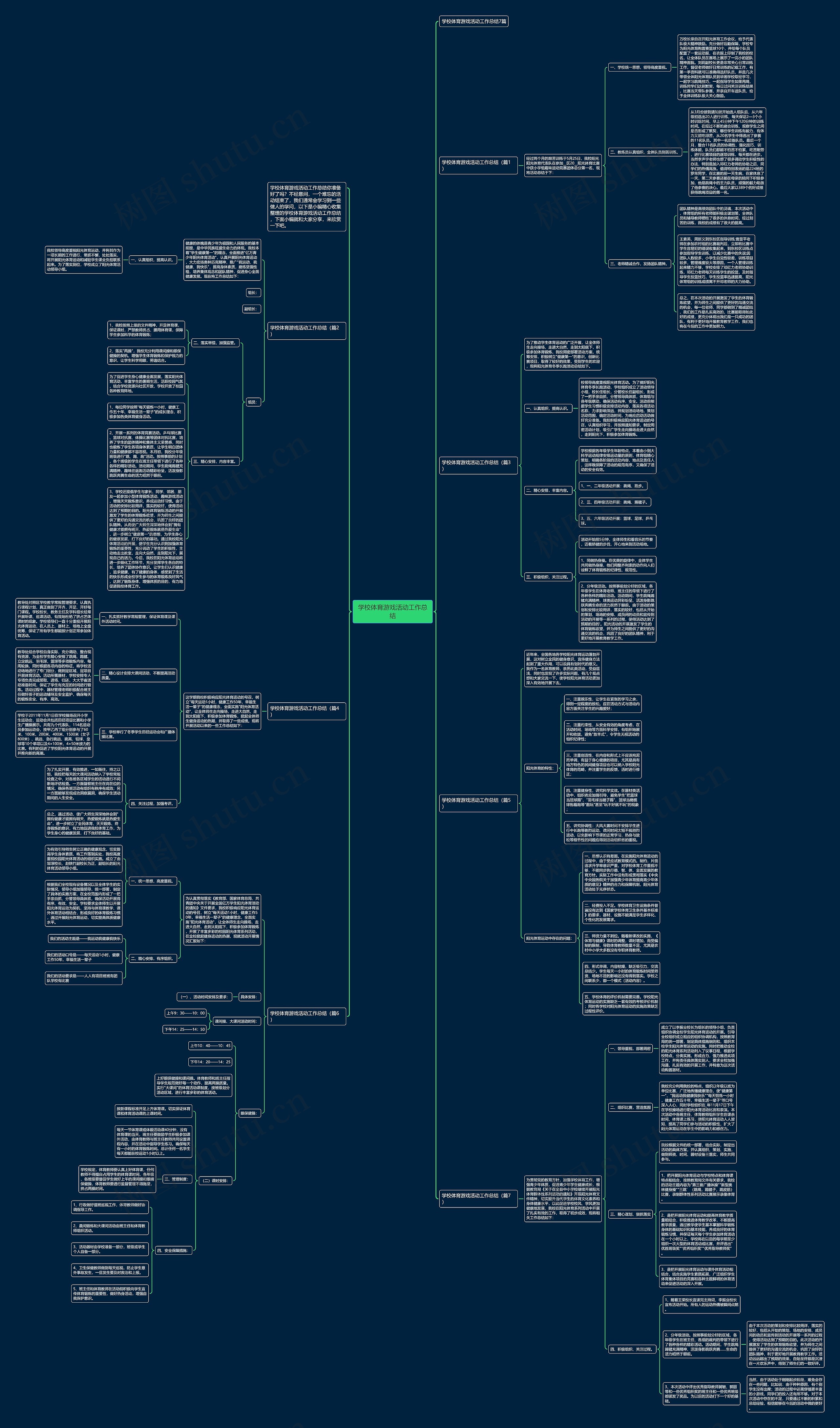 学校体育游戏活动工作总结