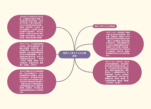 党员个人学习十九大心得总结
