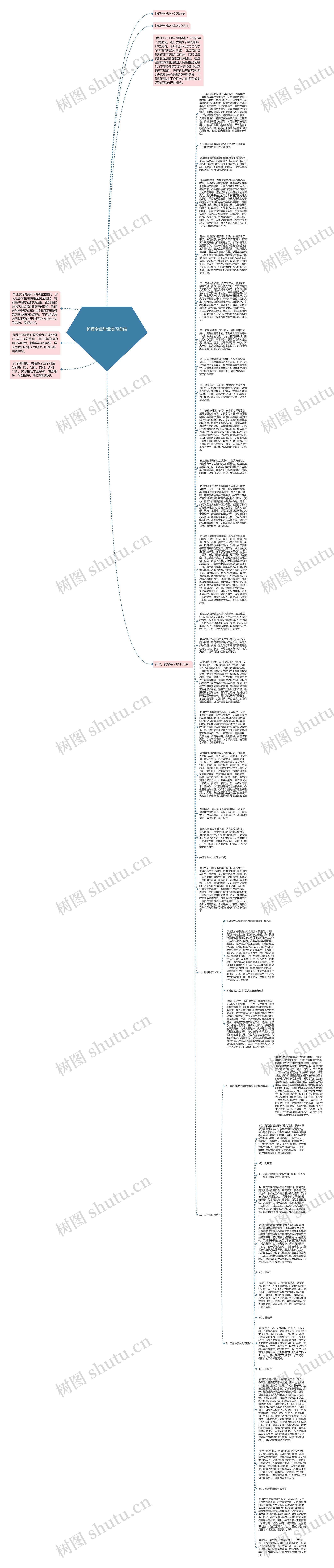 护理专业毕业实习总结