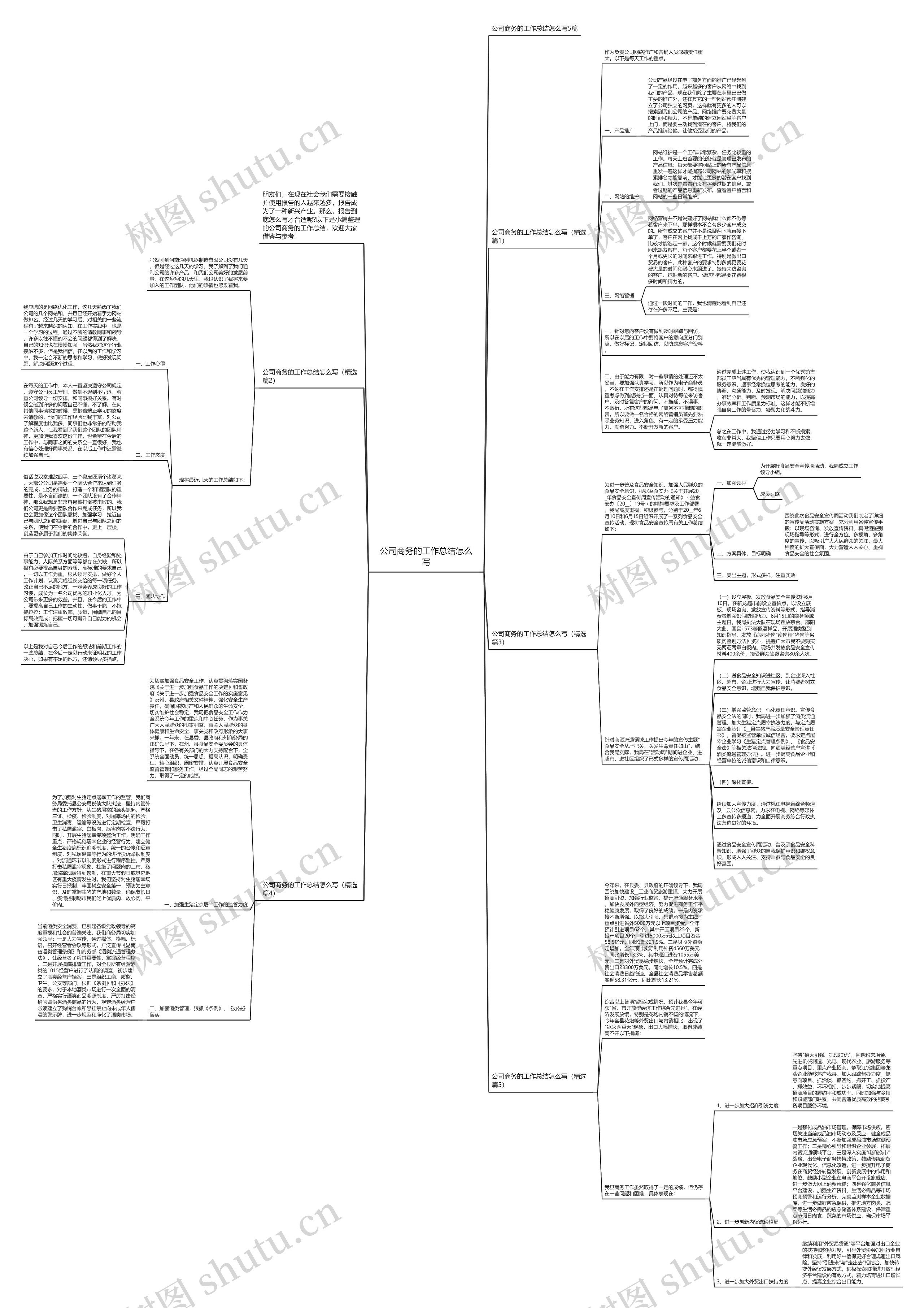 公司商务的工作总结怎么写