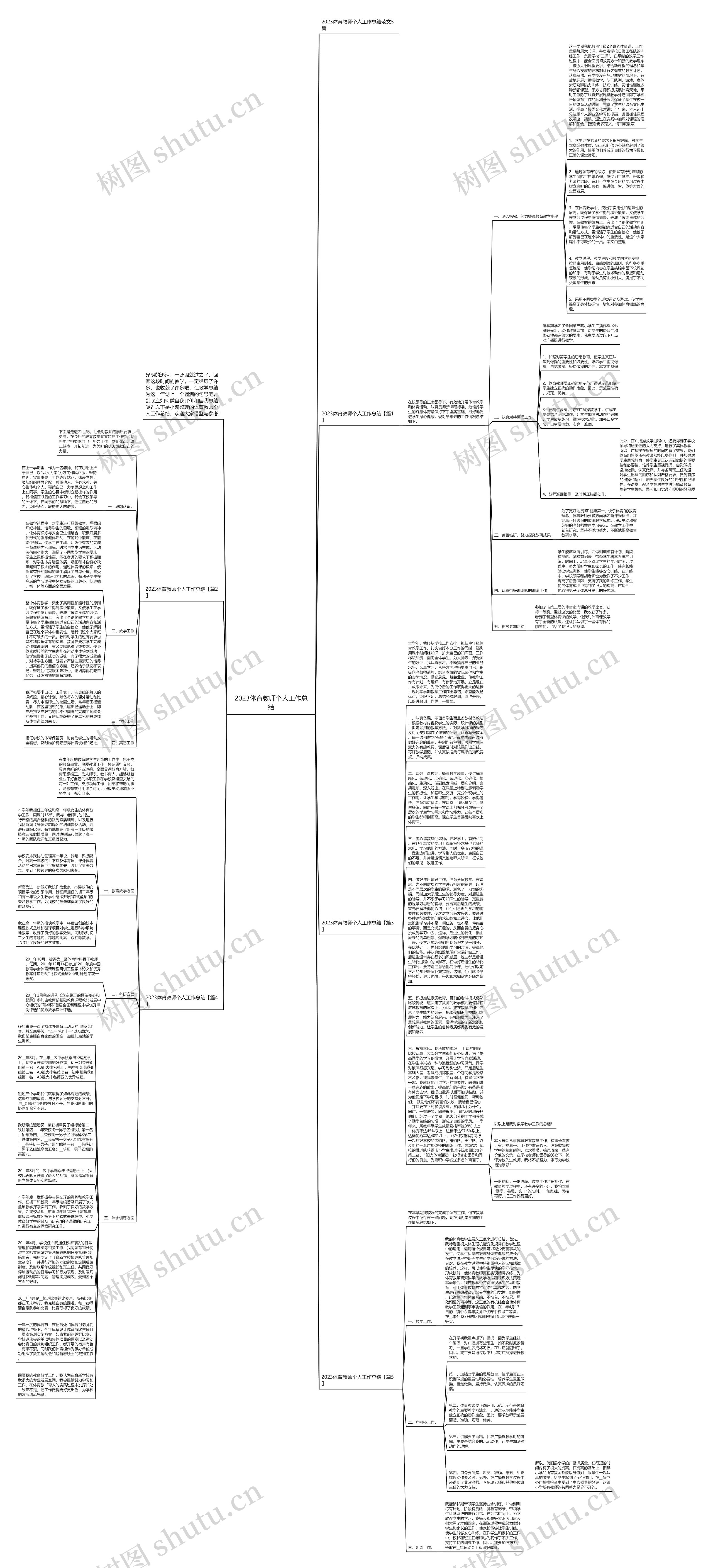 2023体育教师个人工作总结