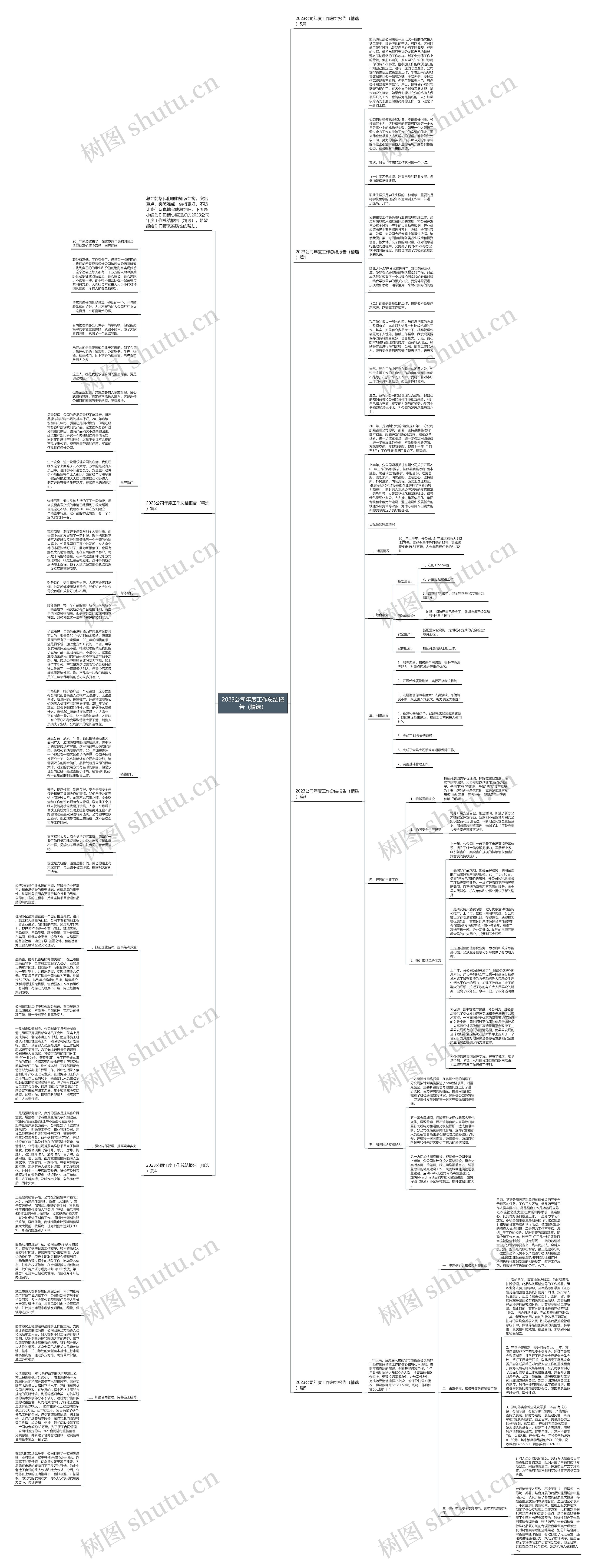 2023公司年度工作总结报告（精选）