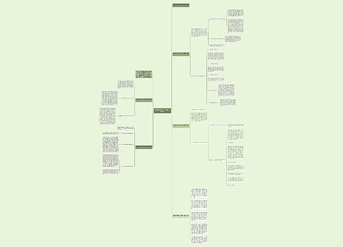 数学期末教学工作总结（通用）思维导图