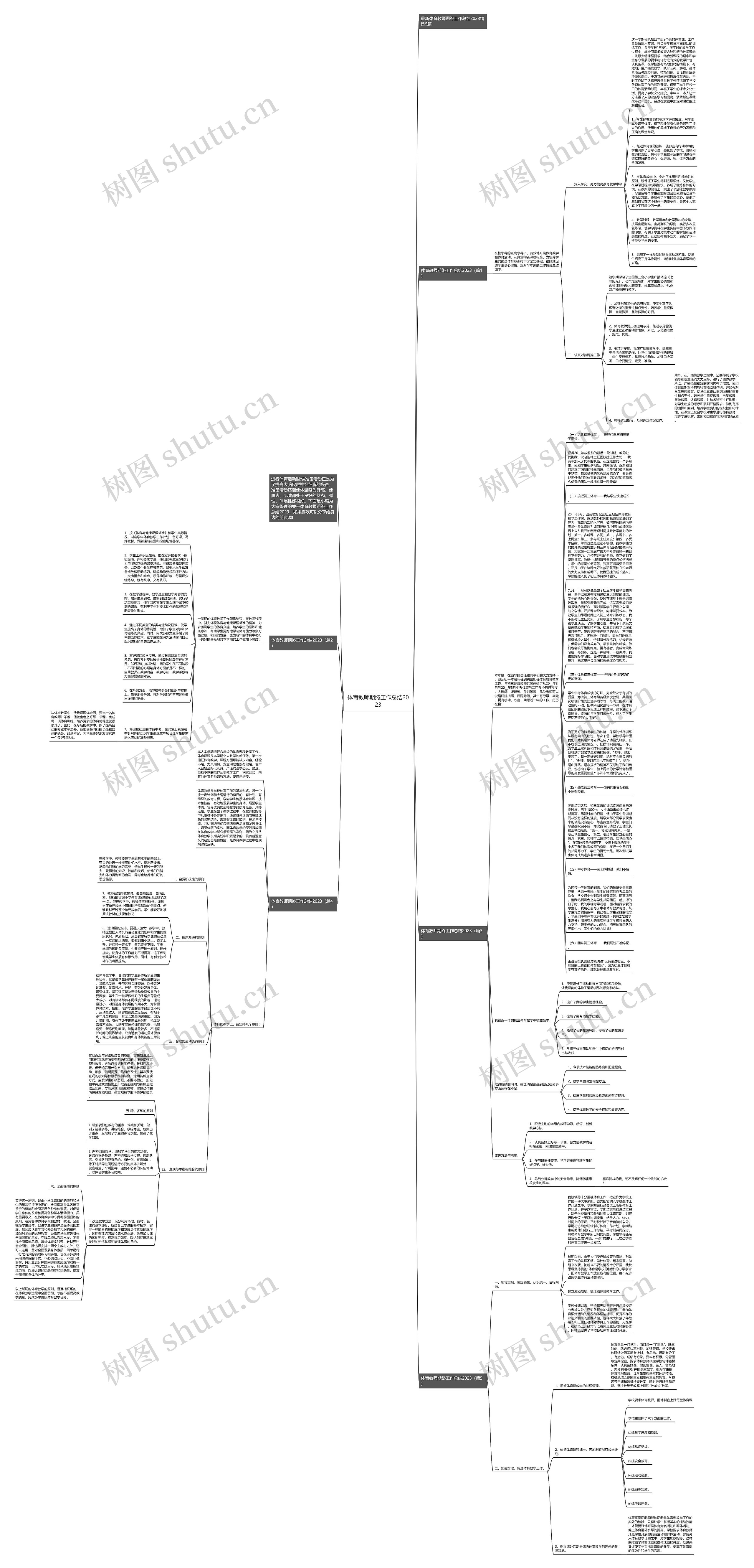 体育教师期终工作总结2023