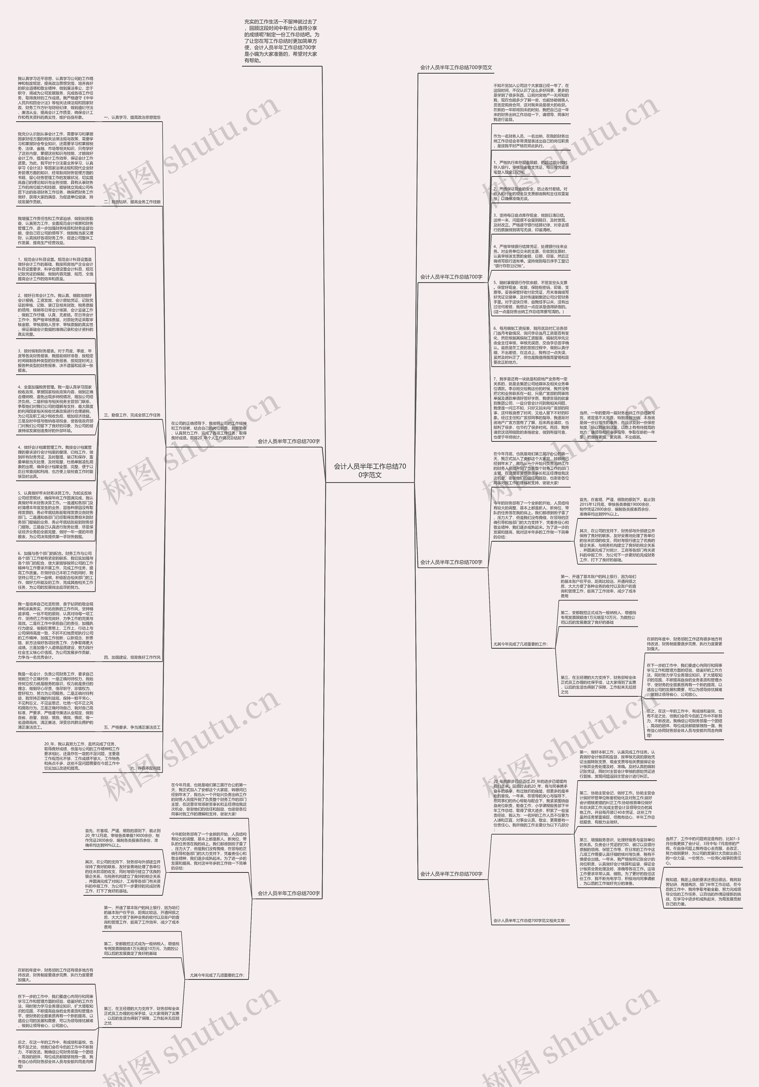 会计人员半年工作总结700字范文