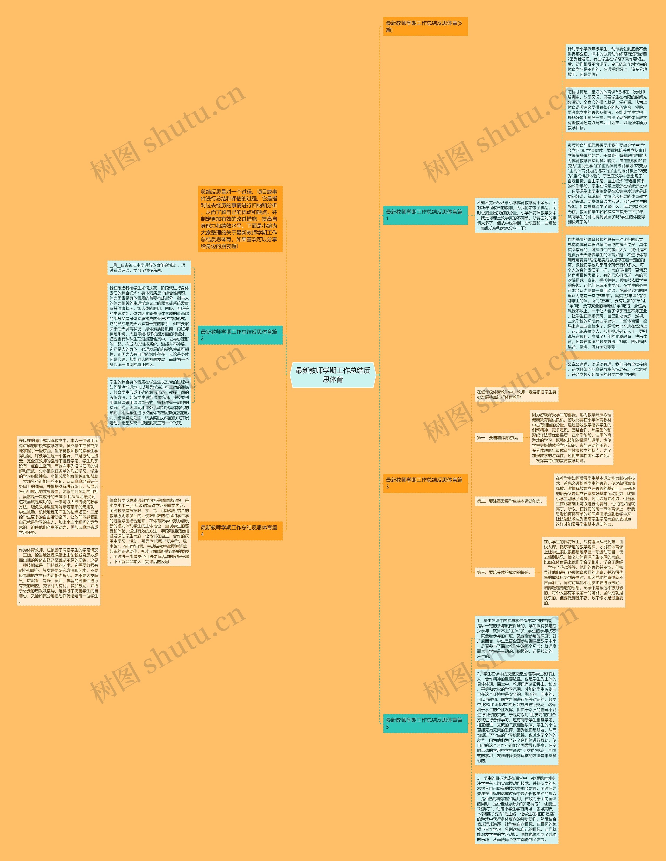 最新教师学期工作总结反思体育