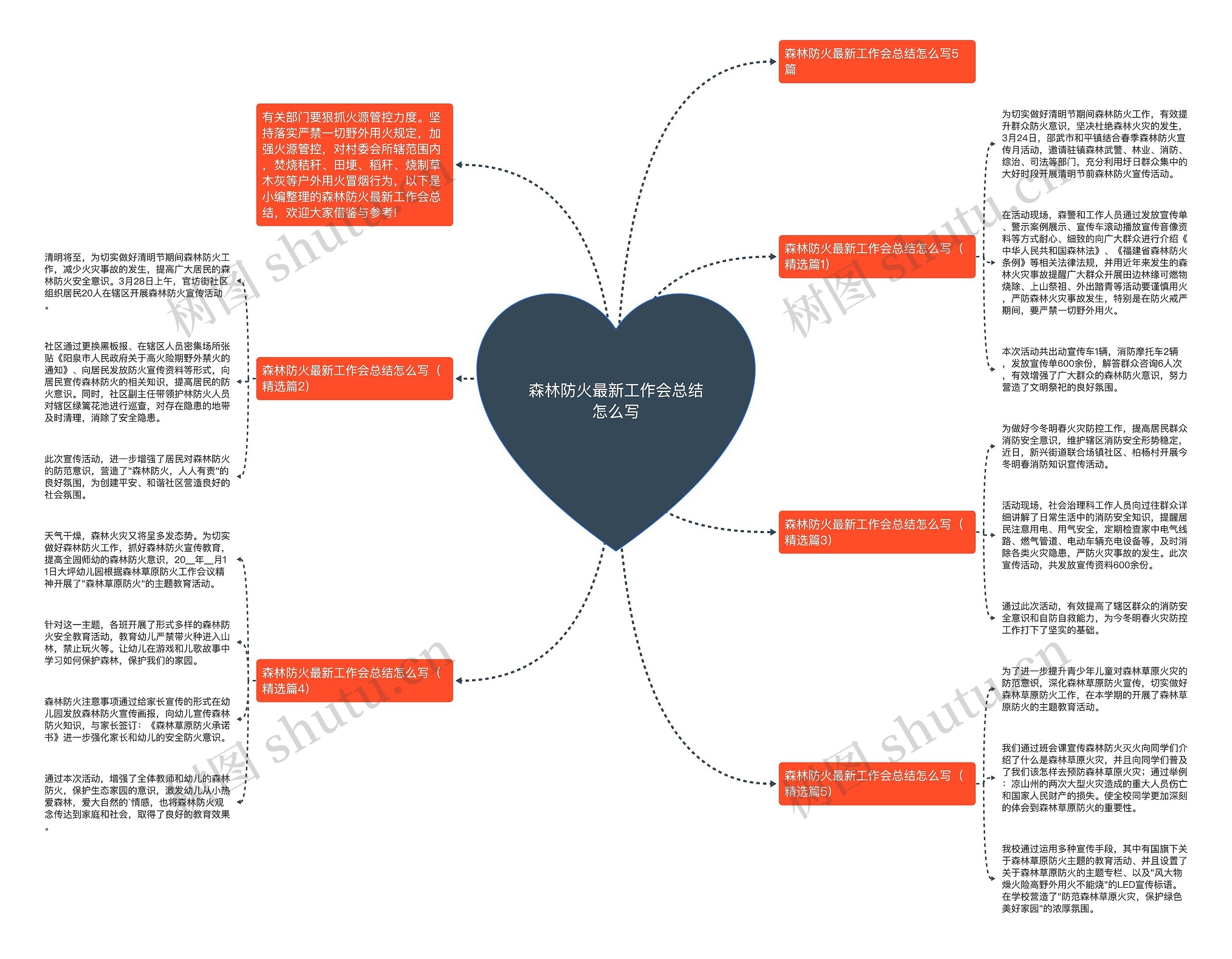森林防火最新工作会总结怎么写思维导图