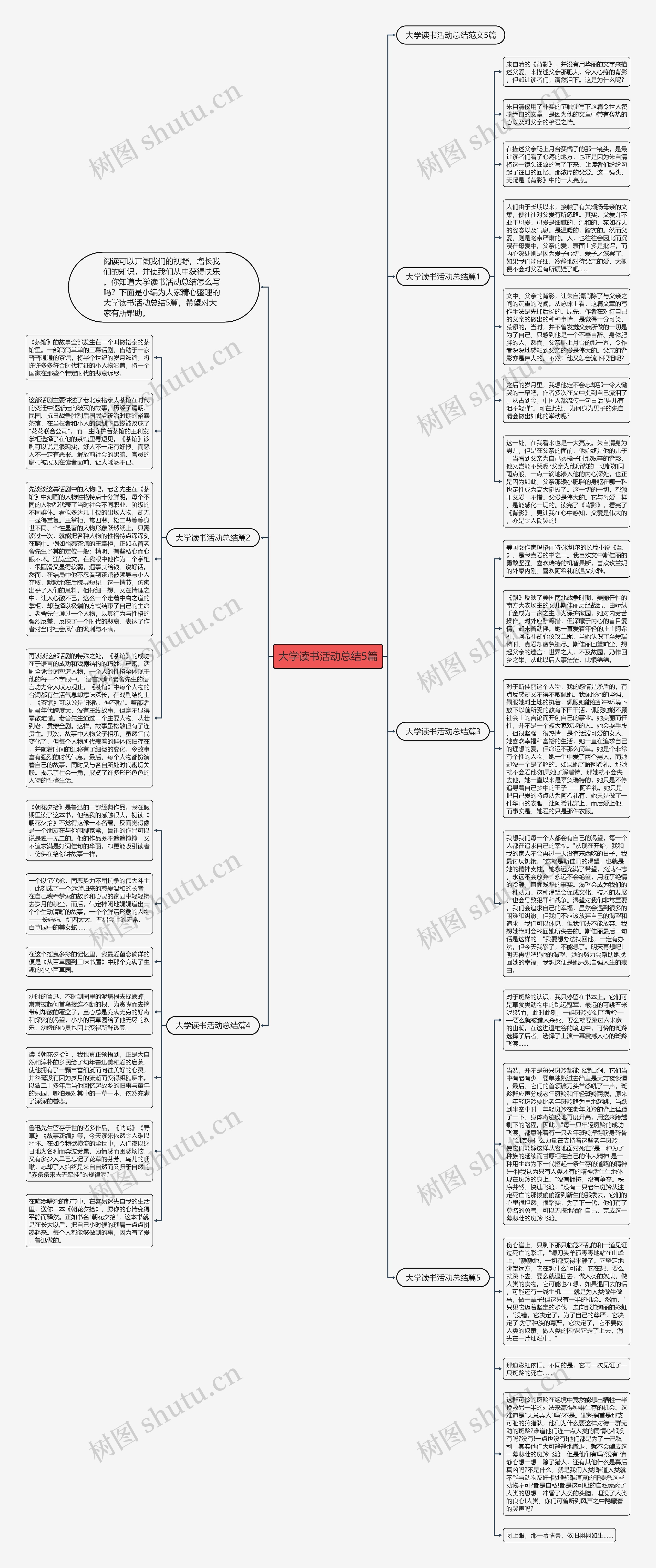 大学读书活动总结5篇
