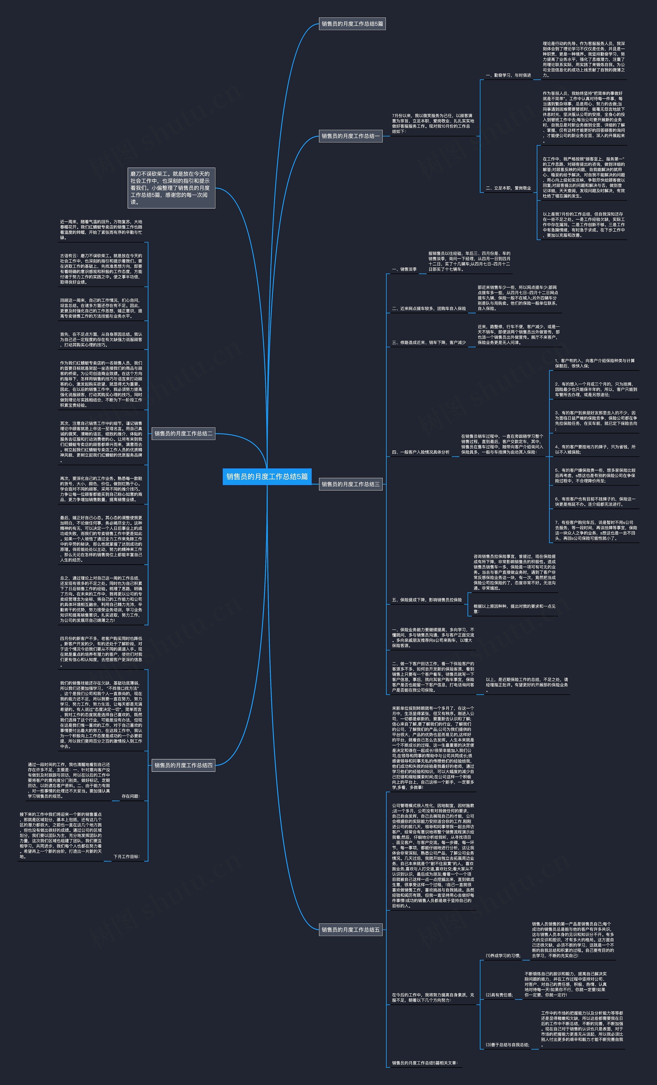 销售员的月度工作总结5篇