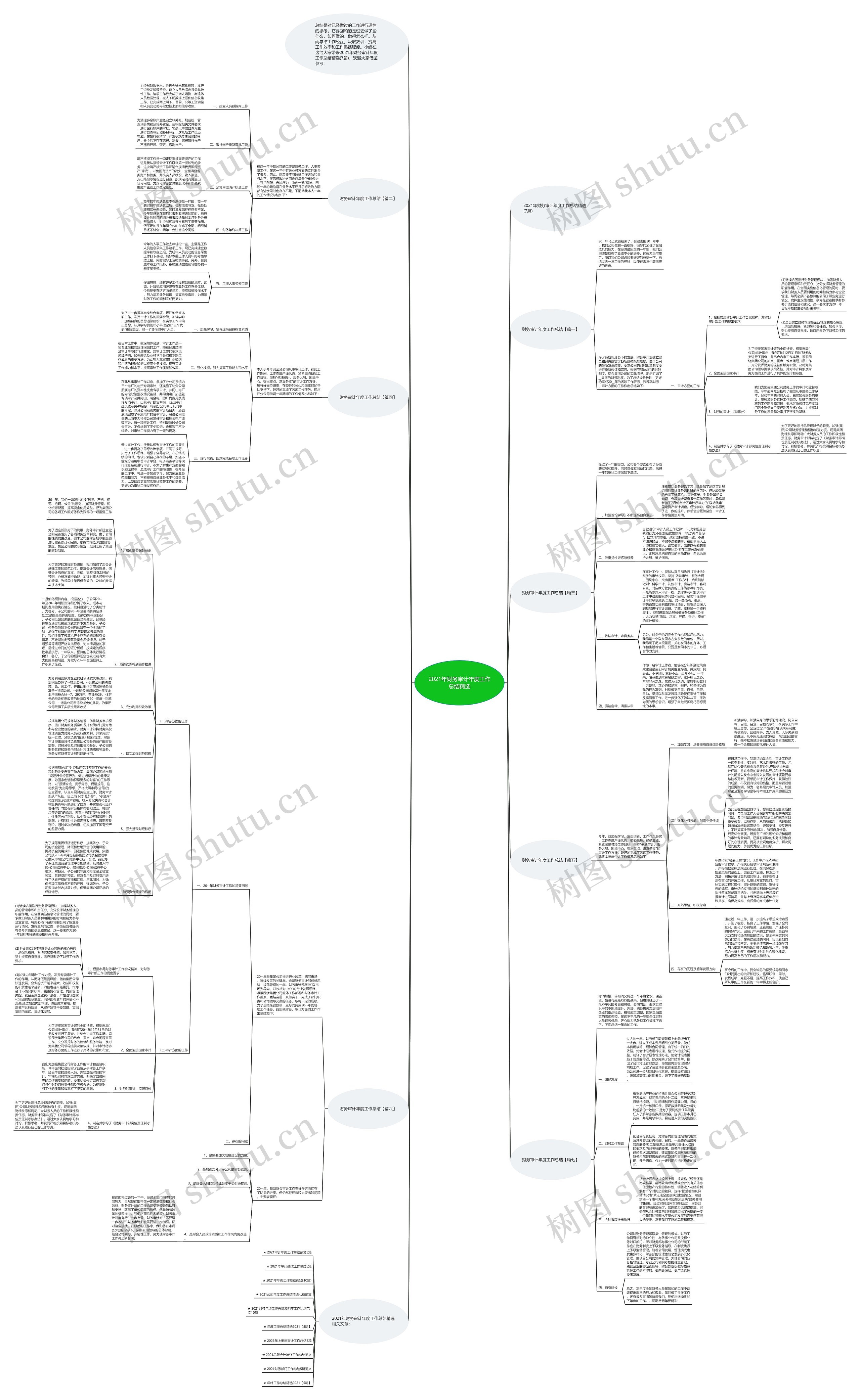 2021年财务审计年度工作总结精选