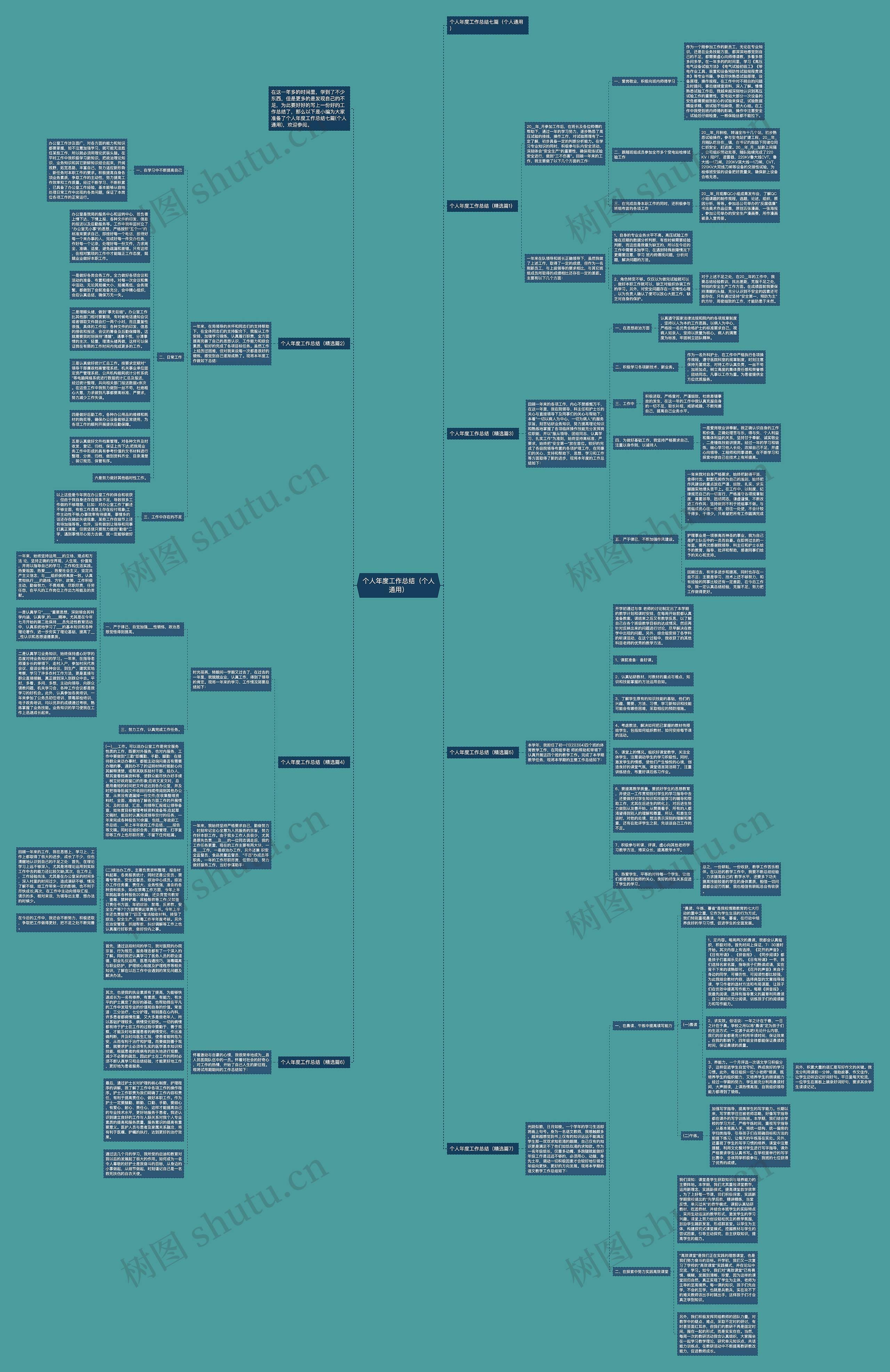 个人年度工作总结（个人通用）