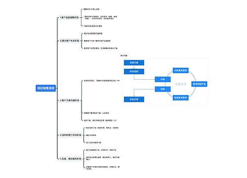 项目销售流程