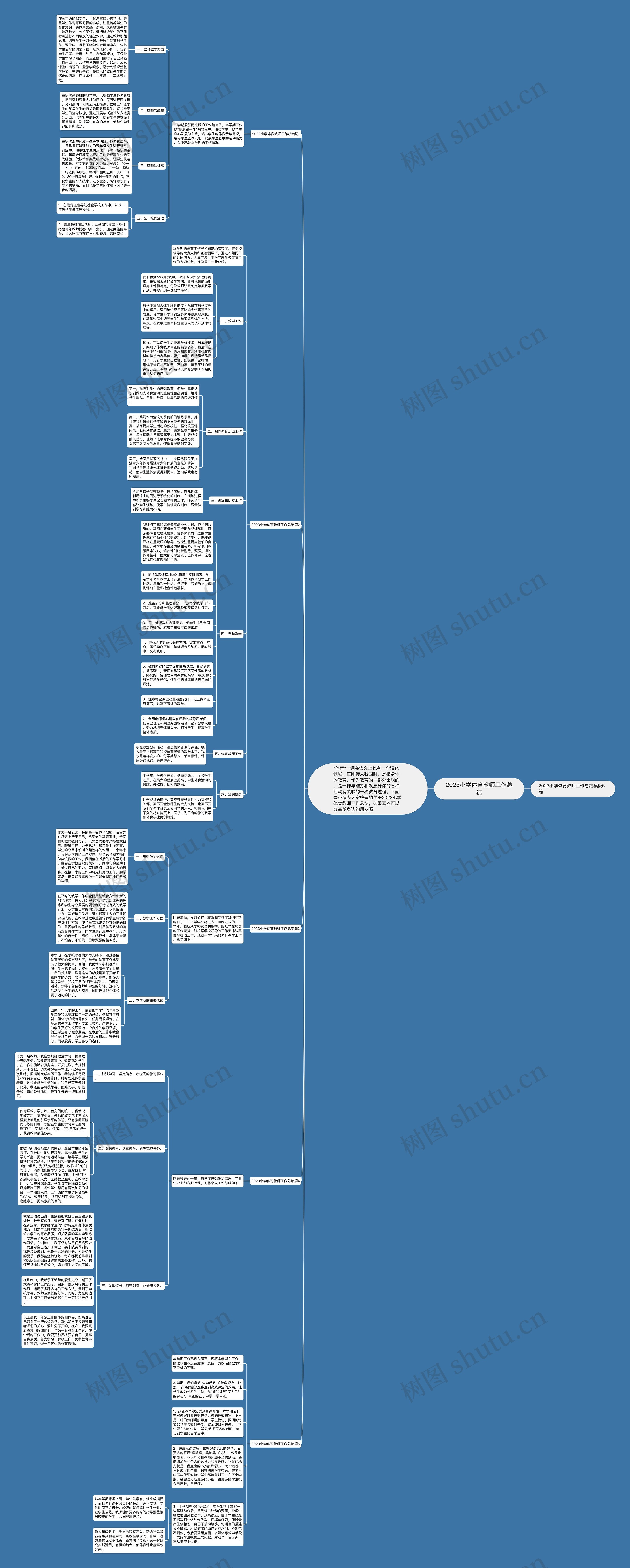 2023小学体育教师工作总结