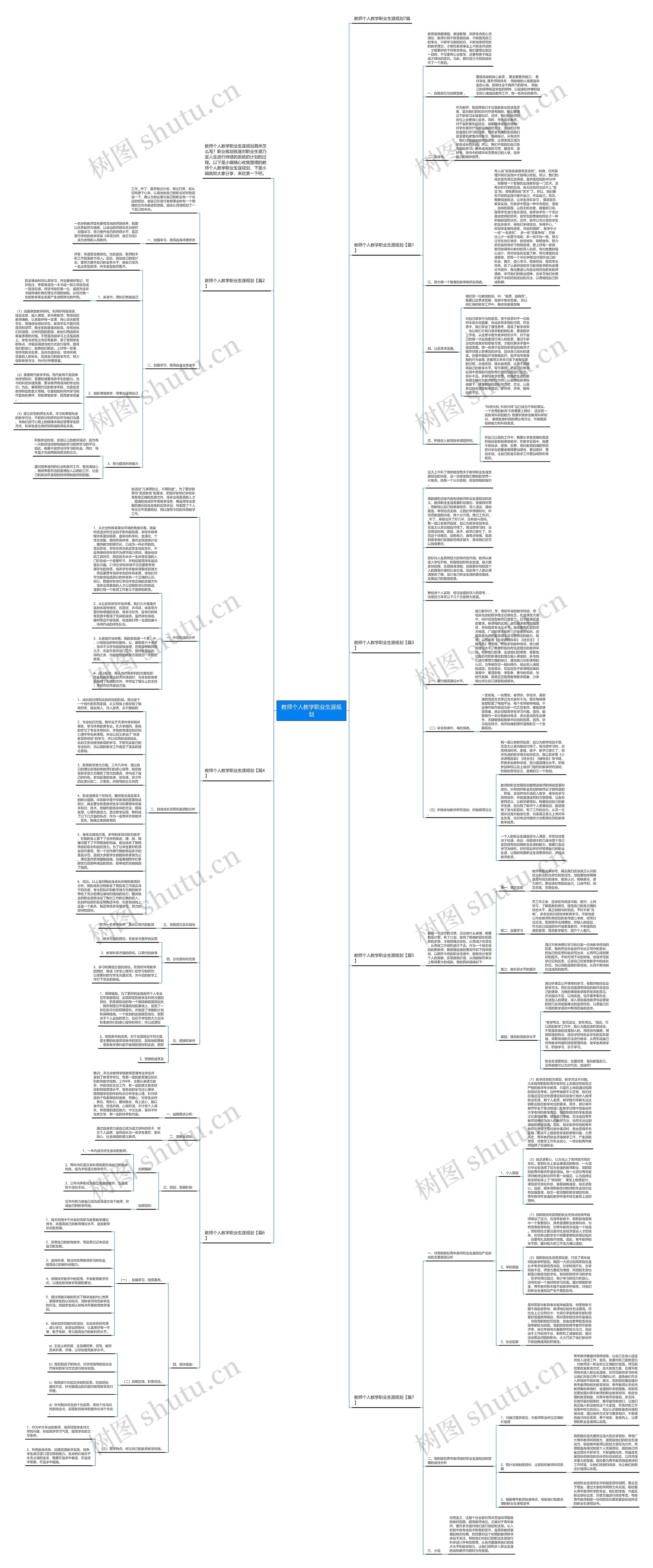 教师个人教学职业生涯规划