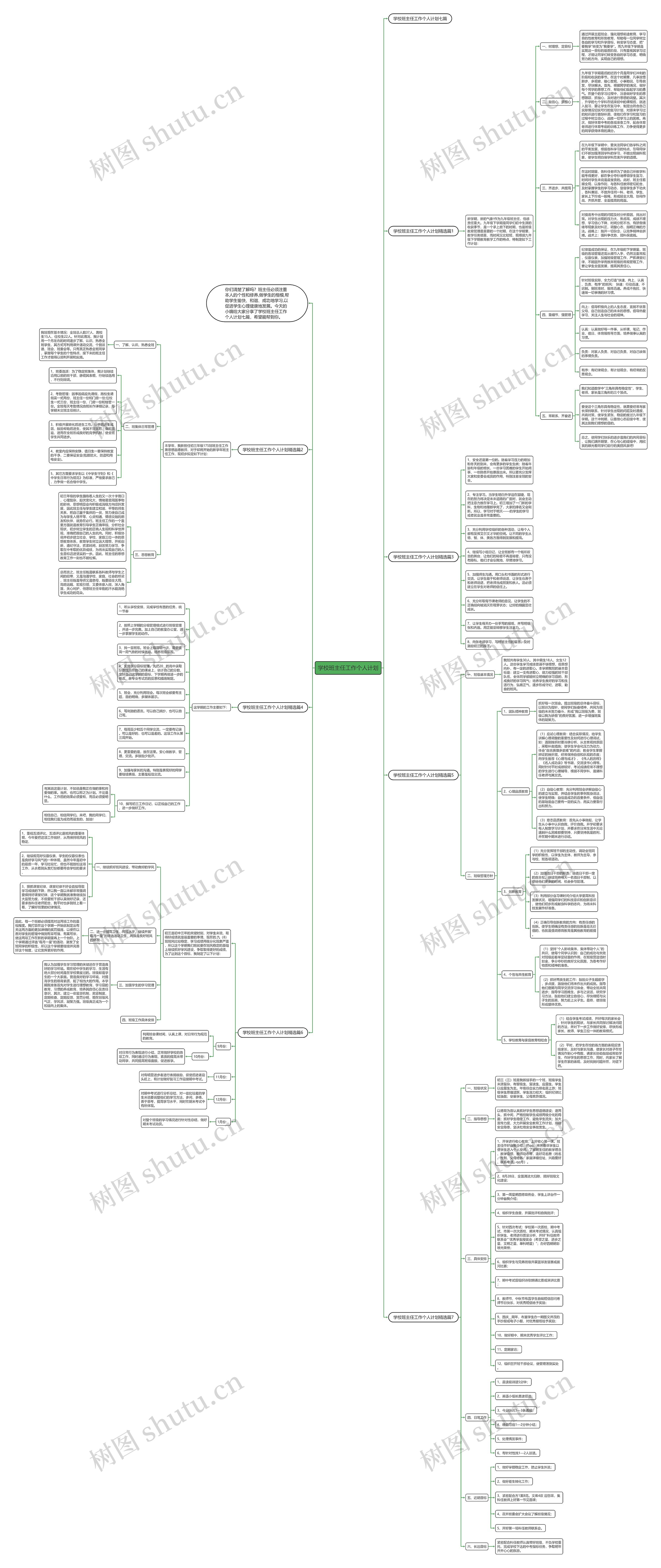 学校班主任工作个人计划