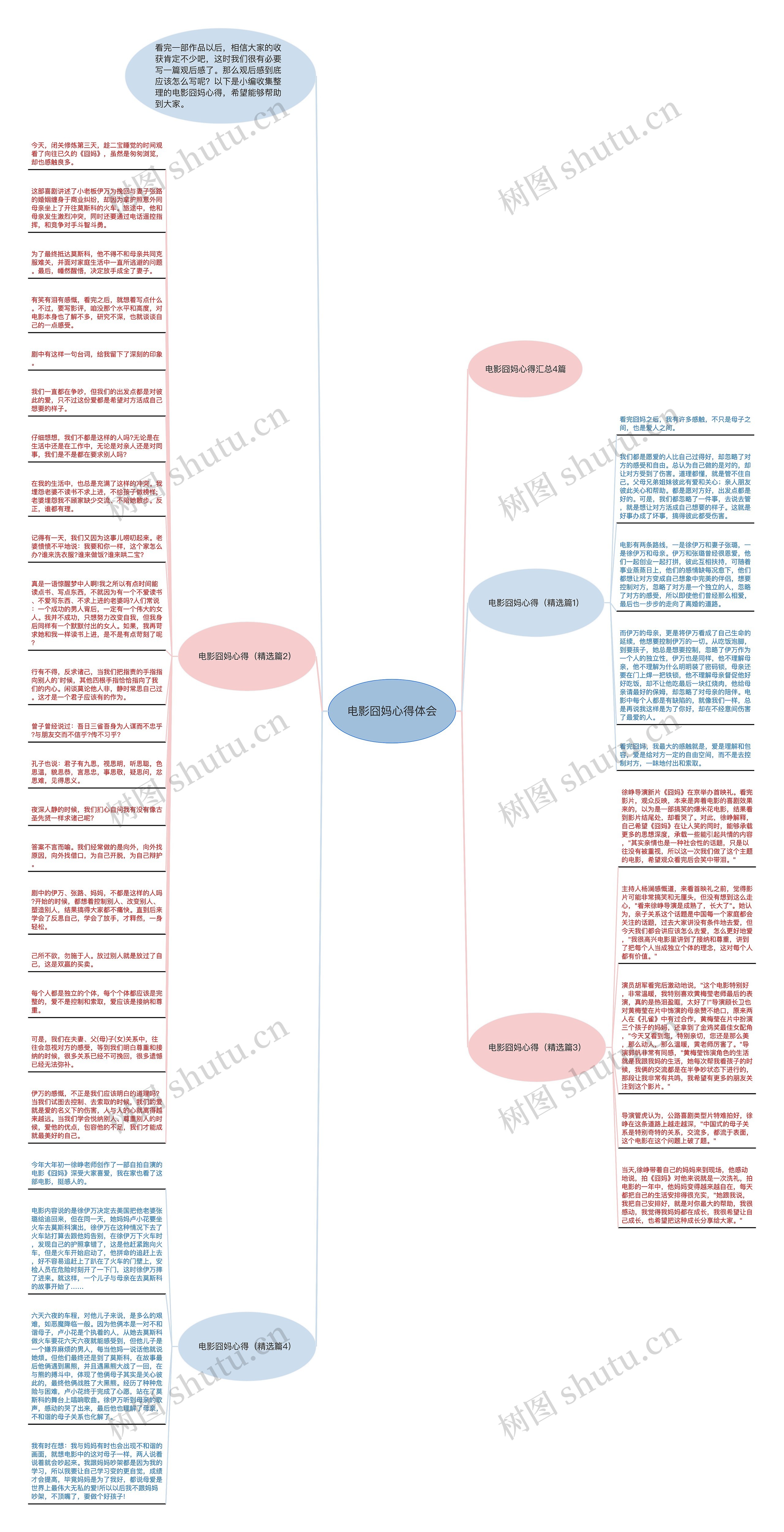 电影囧妈心得体会思维导图