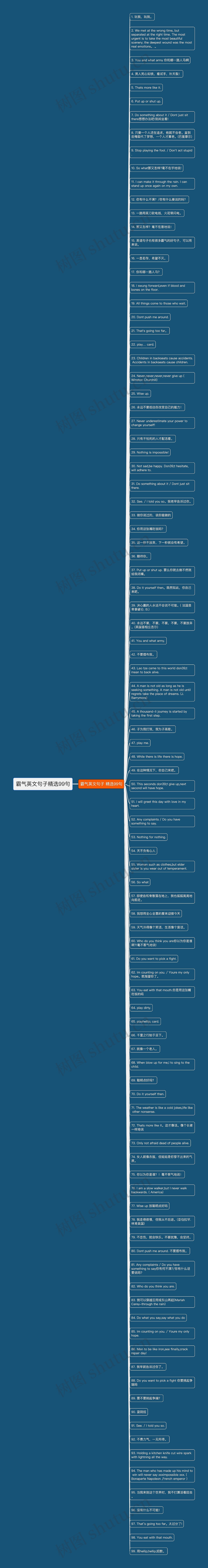 霸气英文句子精选99句