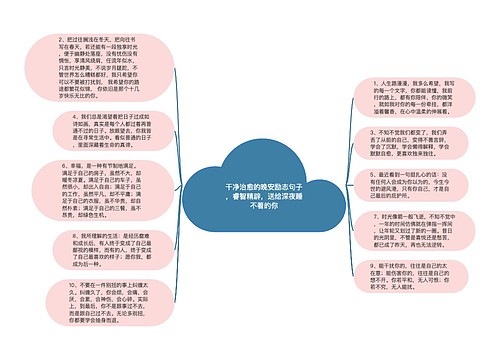 干净治愈的晚安励志句子，睿智精辟，送给深夜睡不着的你