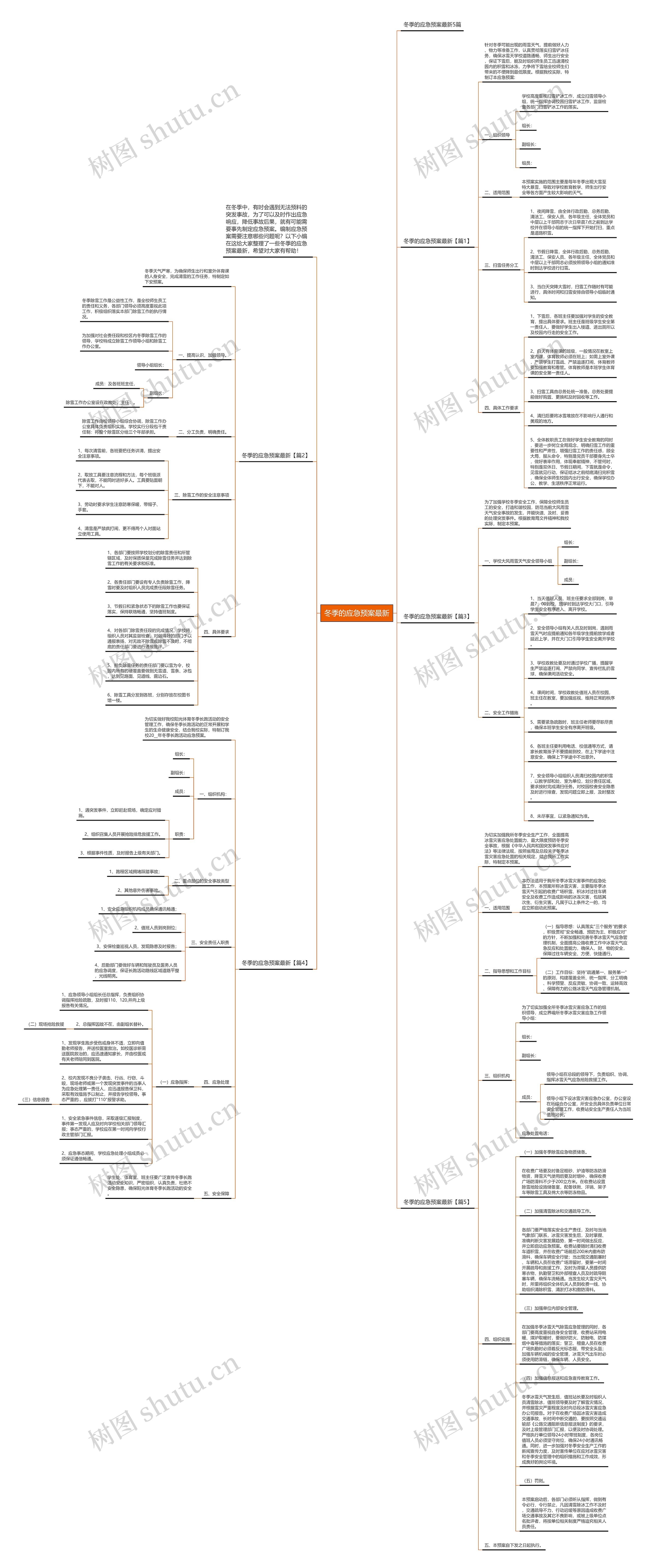 冬季的应急预案最新