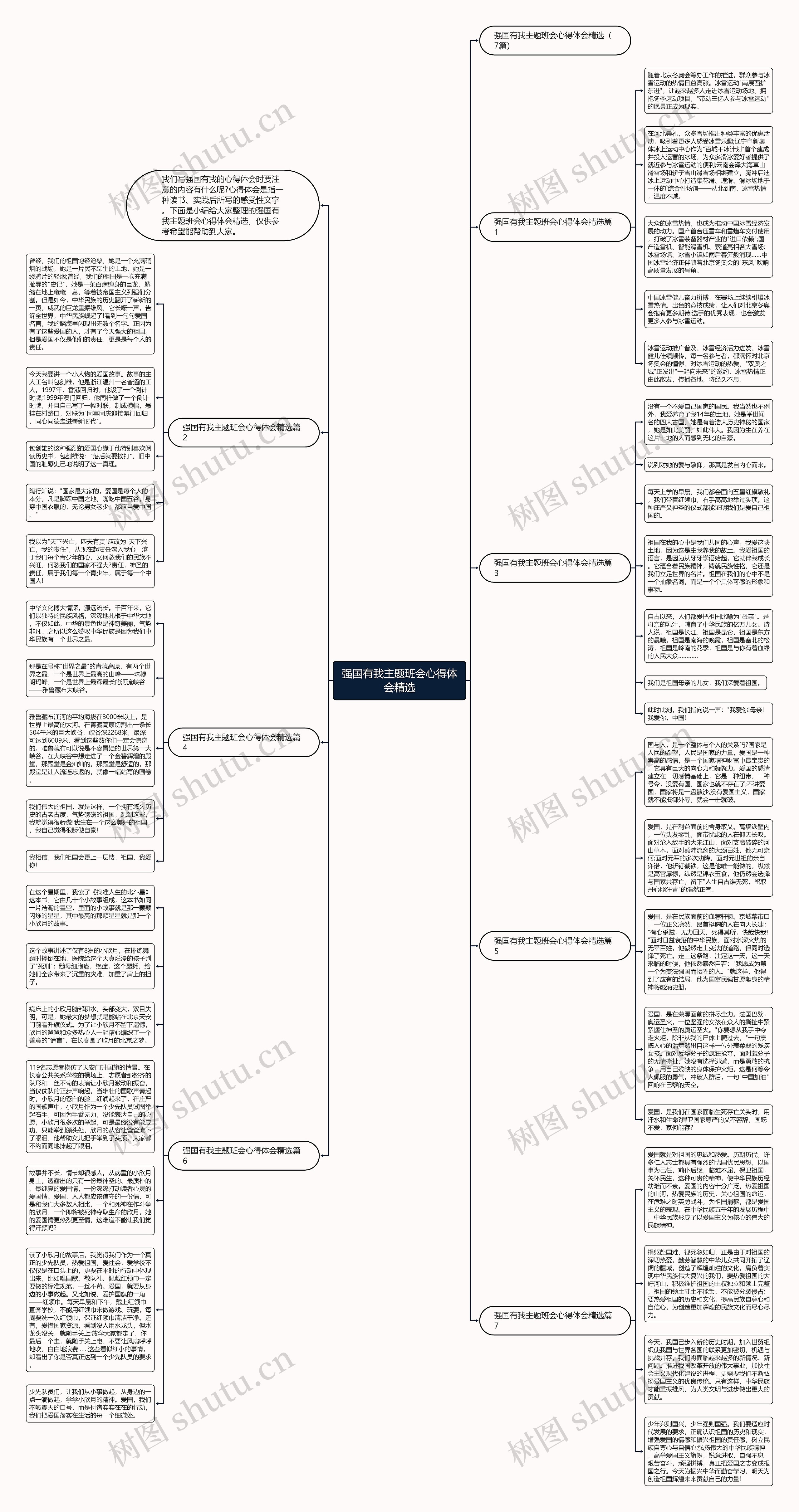 强国有我主题班会心得体会精选思维导图